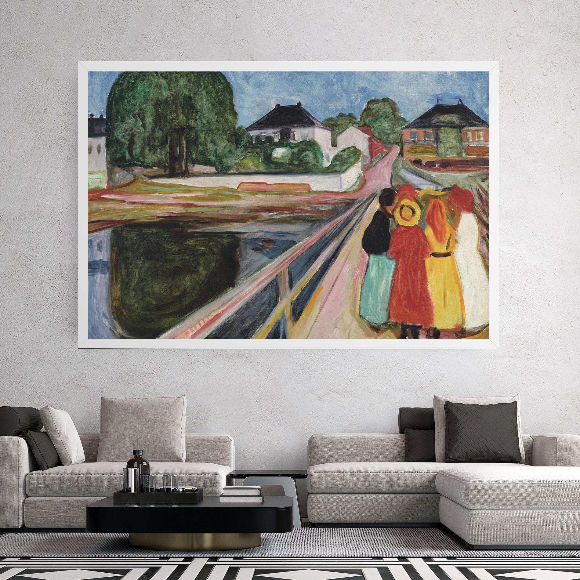 Leinwandbild Pikene Pa Broen mockup 2