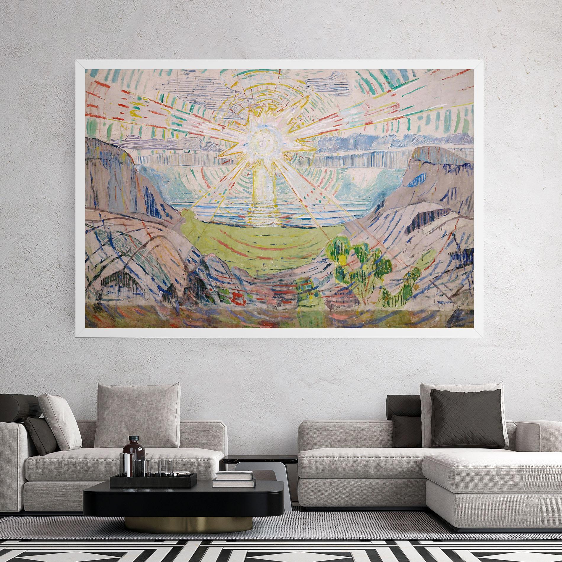 Leinwandbild The Sun Art mockup 2
