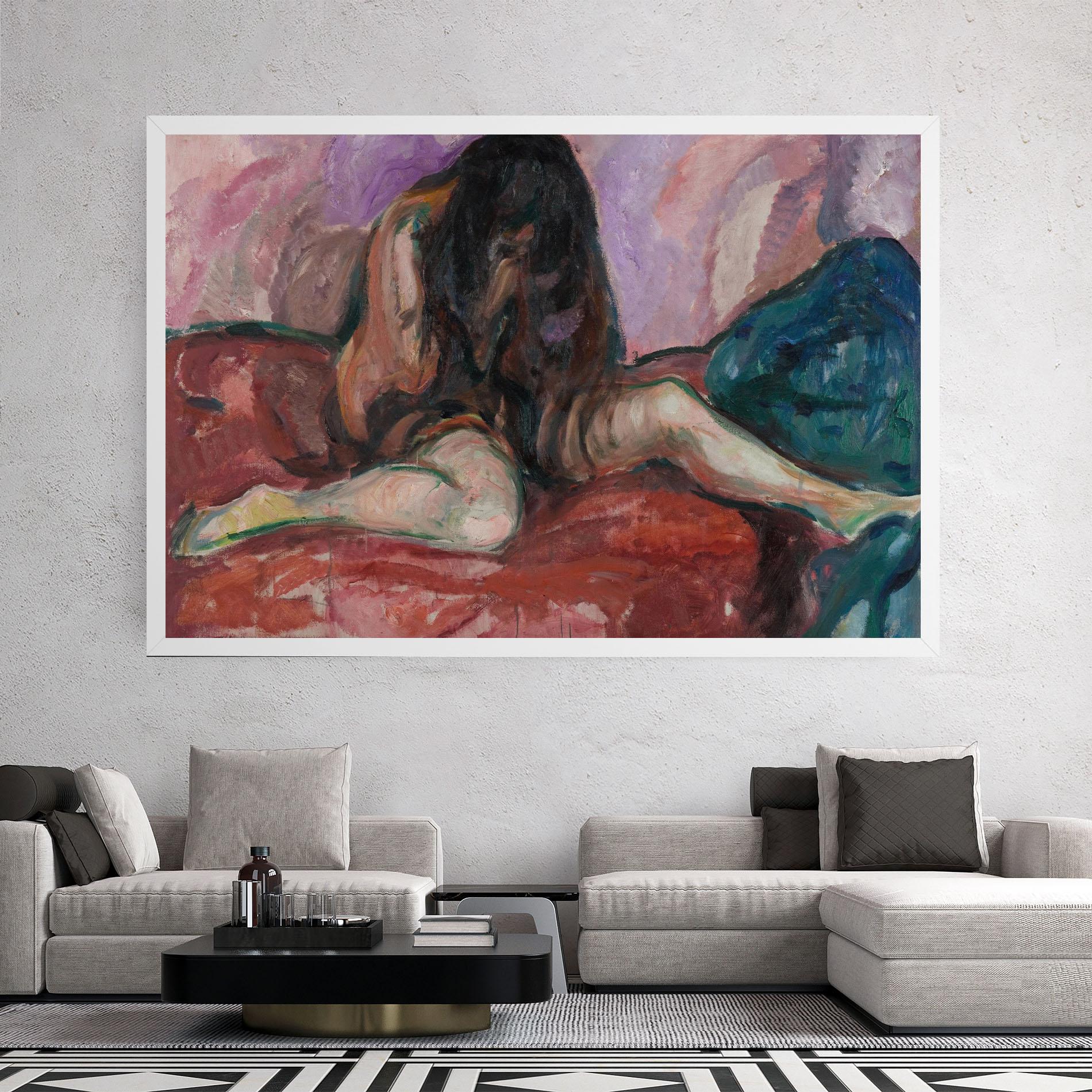 Leinwandbild Weeping Nude mockup 2