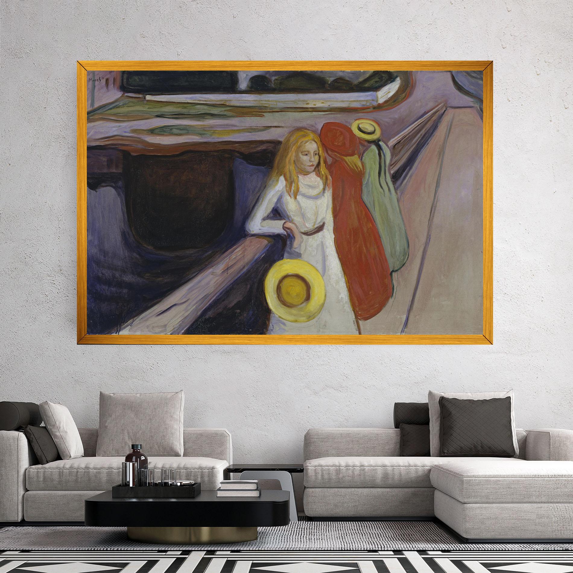 Leinwandbild Bridge Girls mockup 2