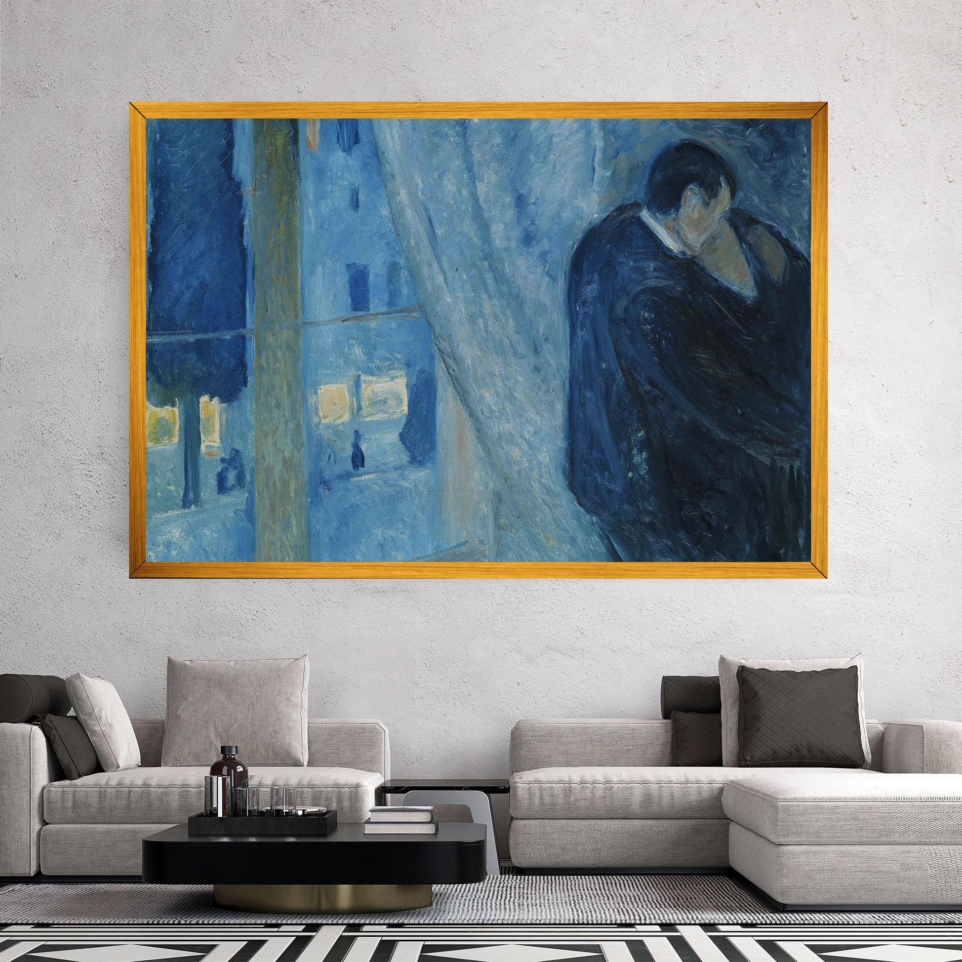 Leinwandbild Kiss By The Window mockup 2