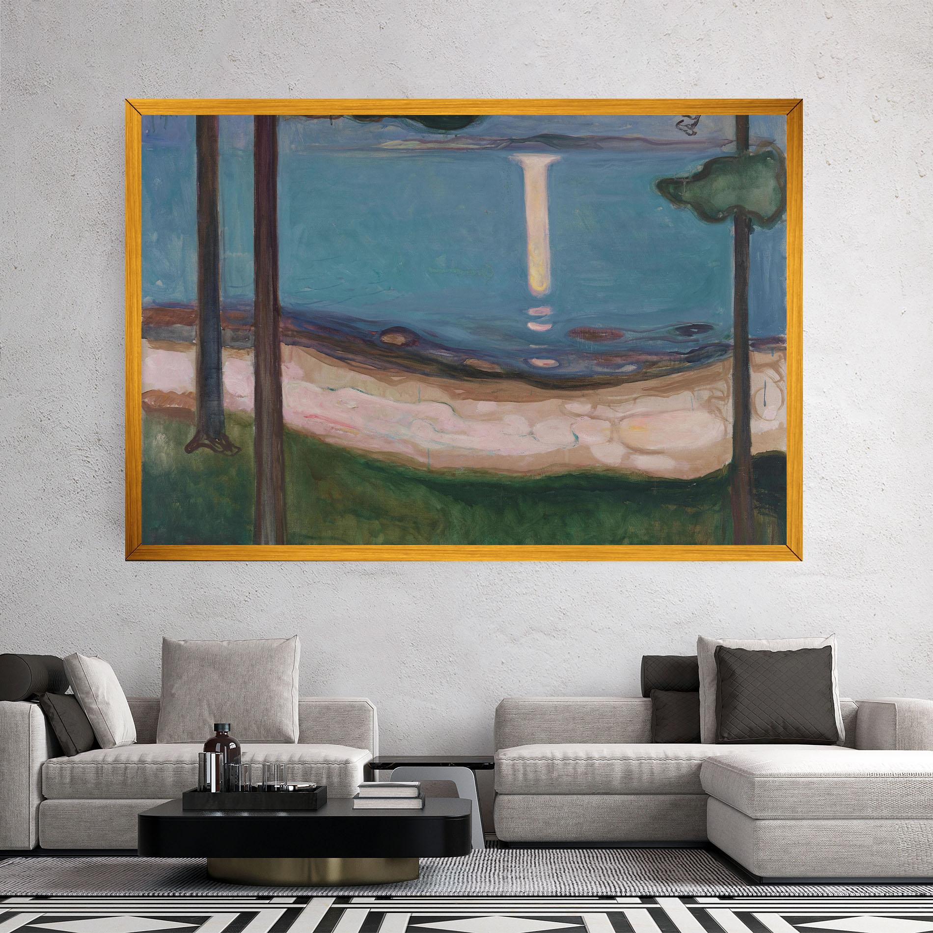 Leinwandbild Moonlight mockup 2