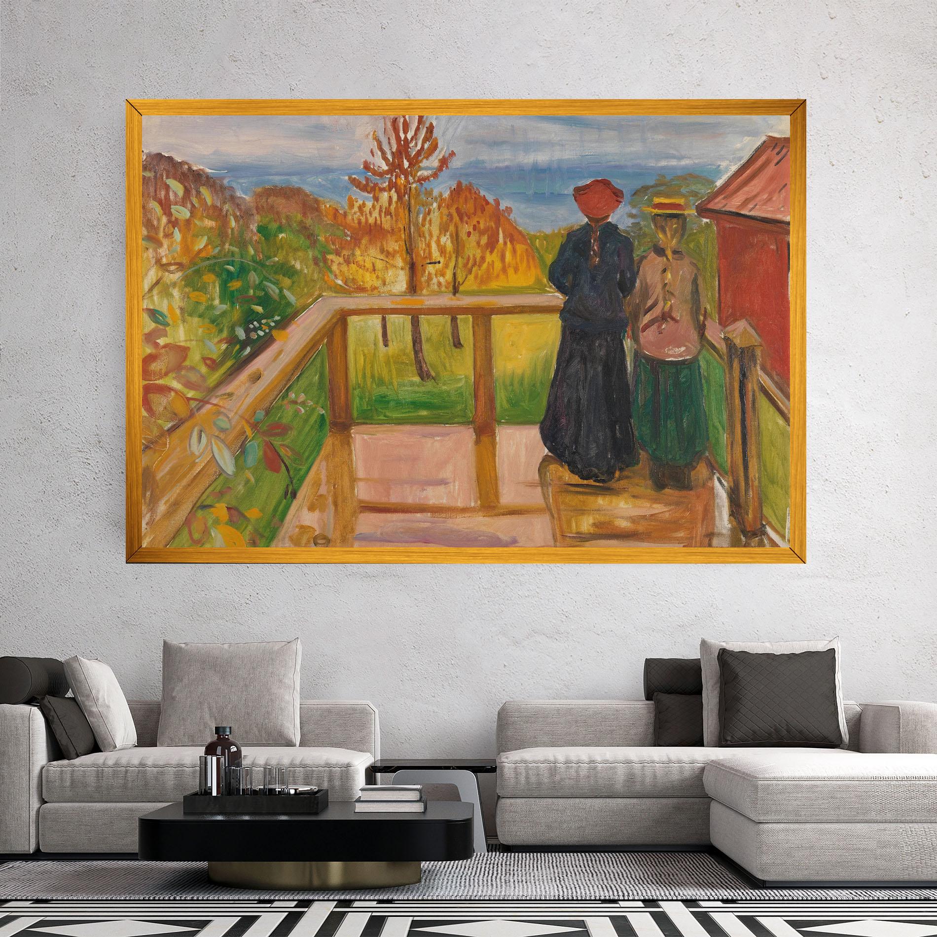 Leinwandbild On The Veranda mockup 2