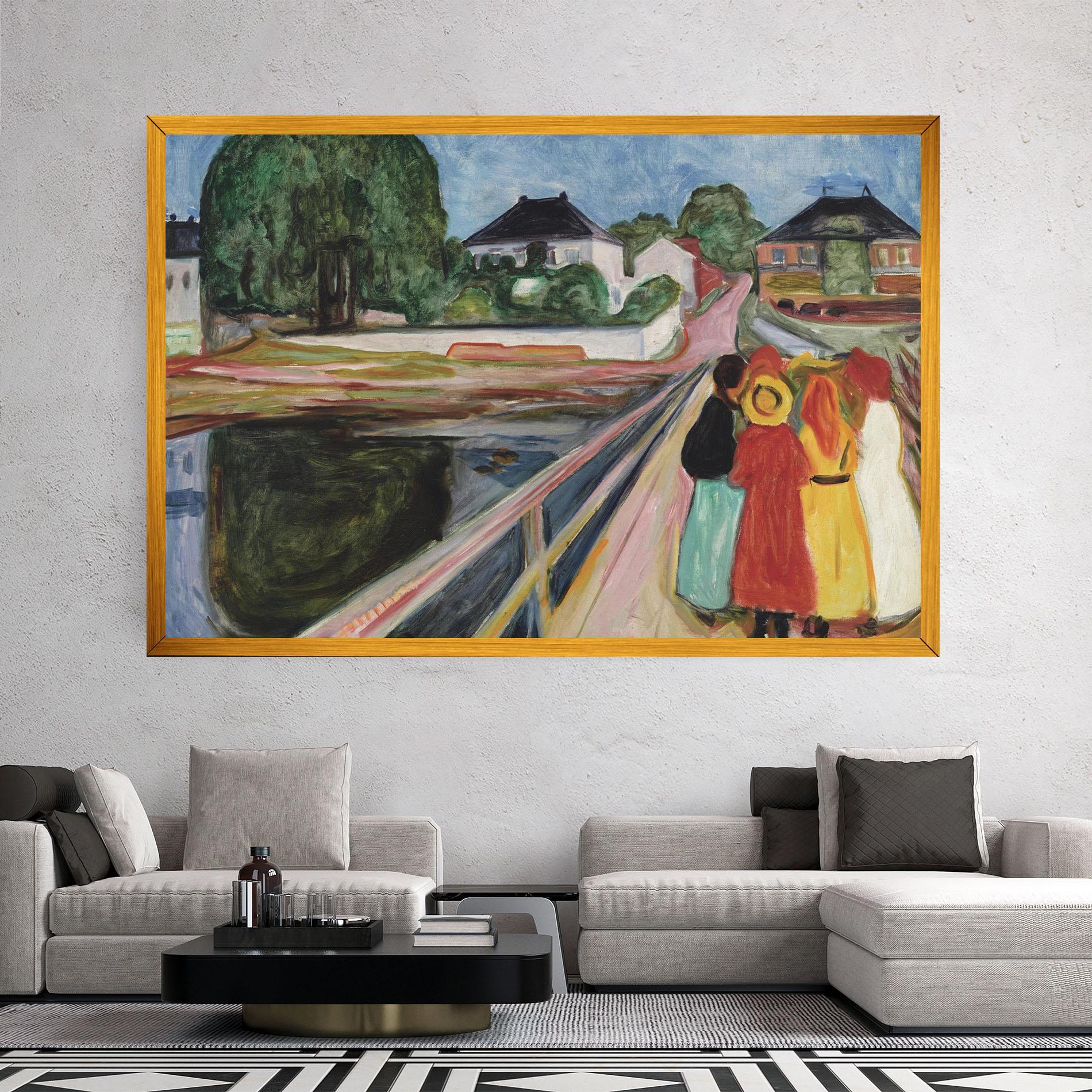 Leinwandbild Pikene Pa Broen mockup 2