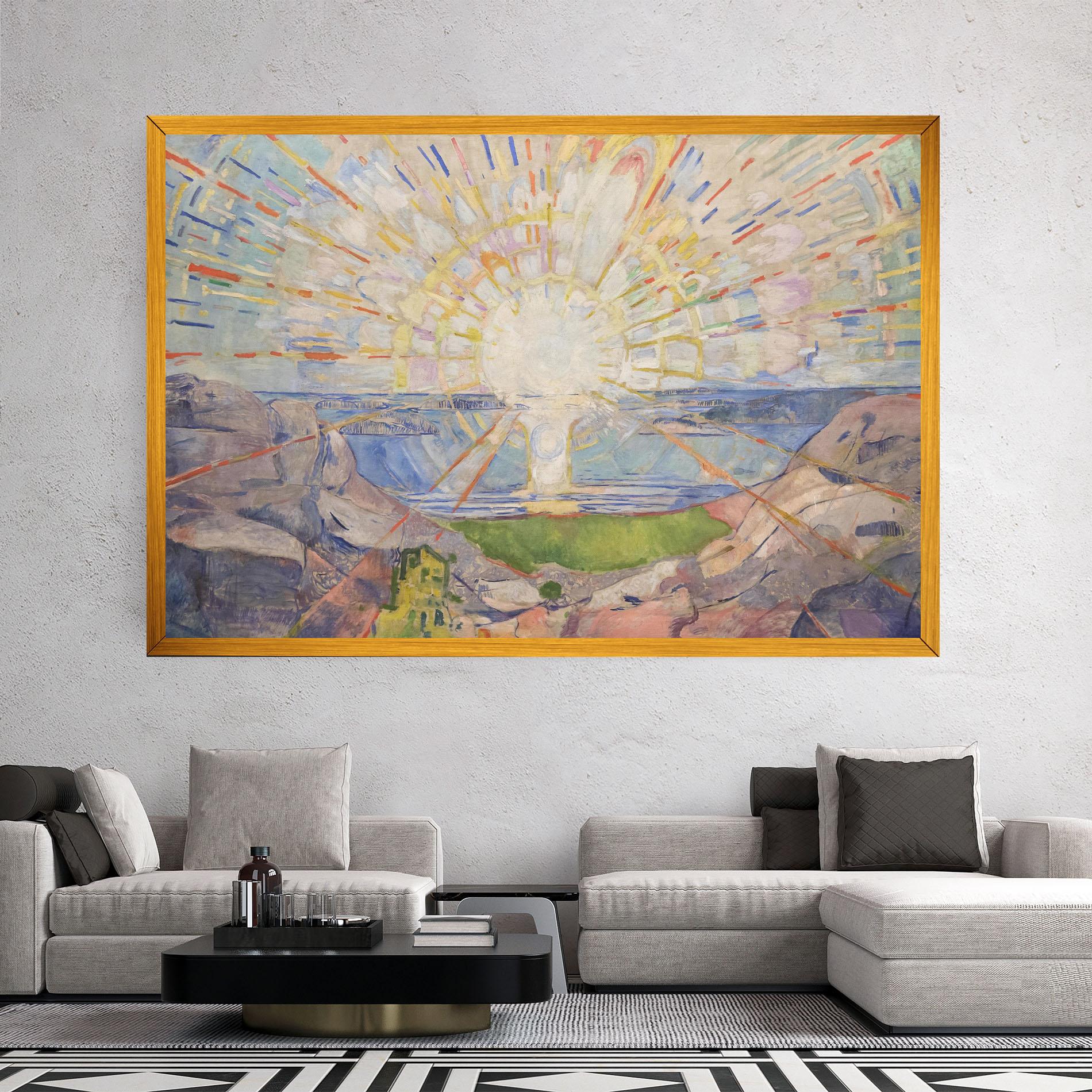 Leinwandbild The Sun mockup 2