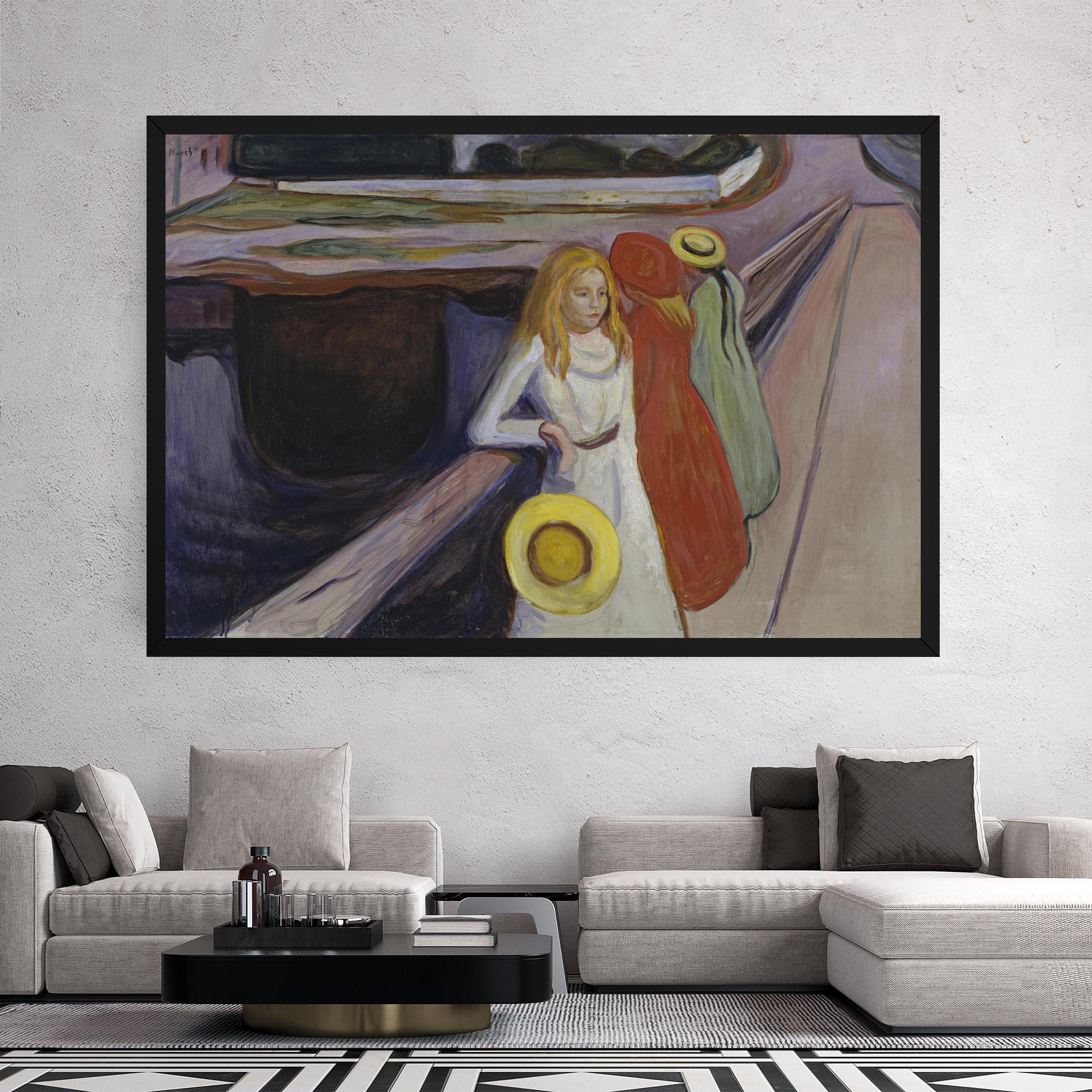 Leinwandbild Bridge Girls mockup 2