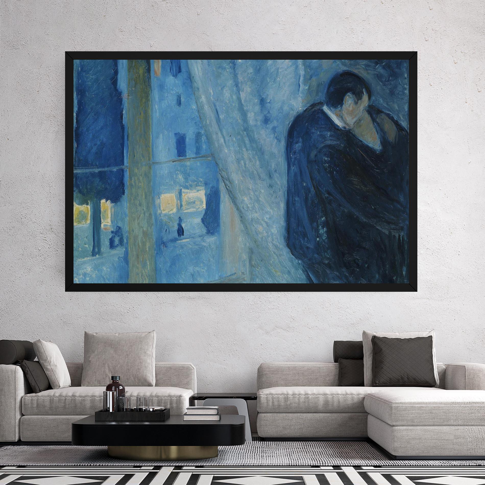 Leinwandbild Kiss By The Window mockup 2