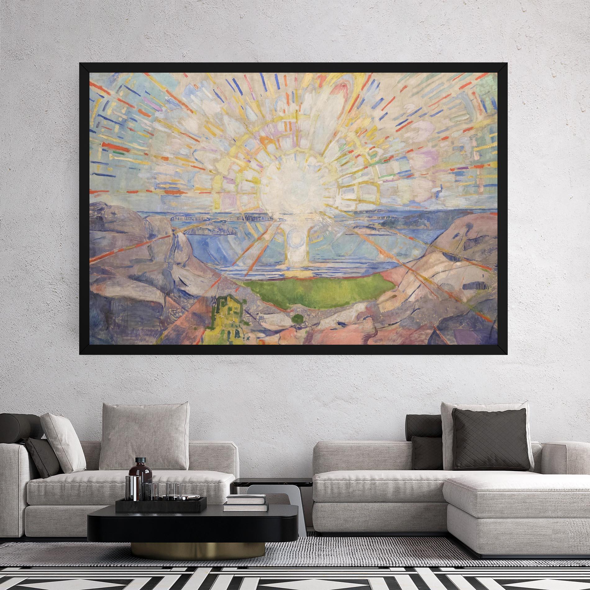 Leinwandbild The Sun mockup 2