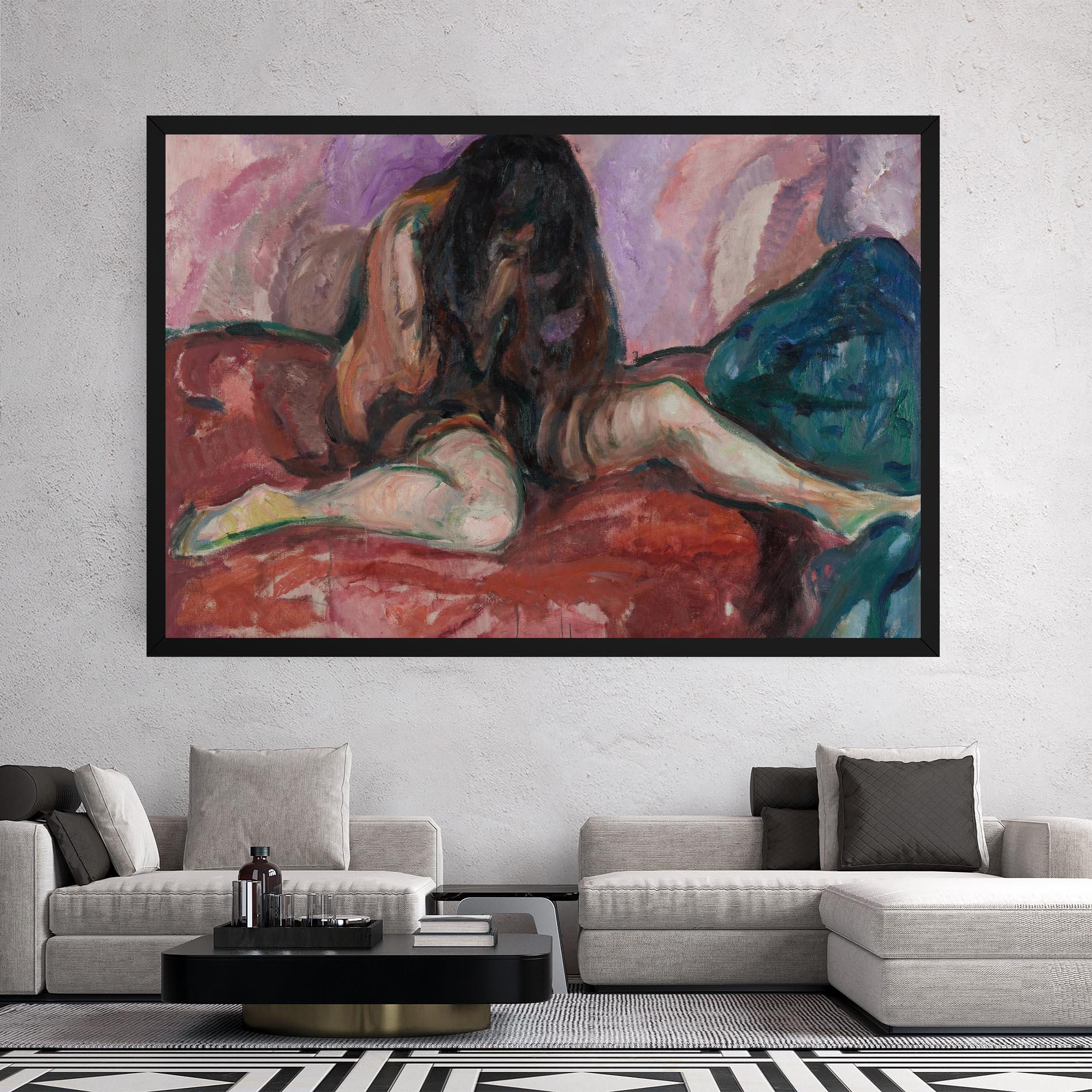 Leinwandbild Weeping Nude mockup 2