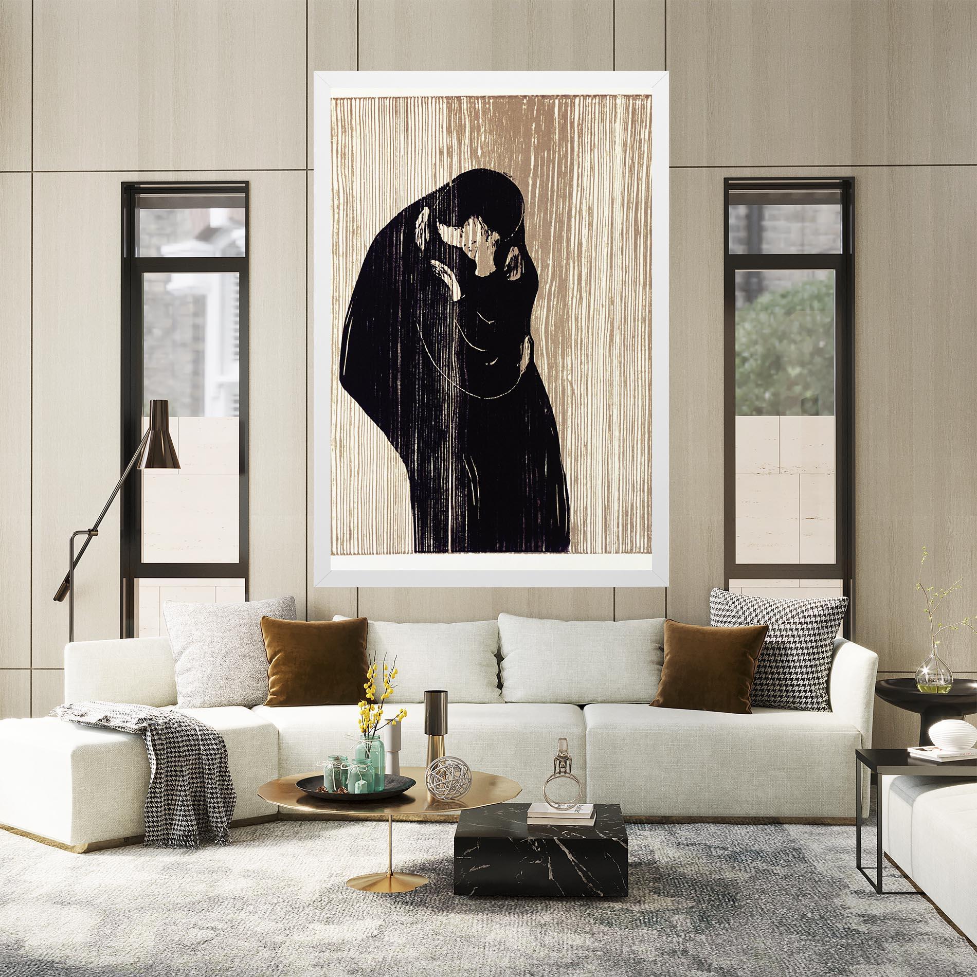 Leinwandbild Kiss mockup 2