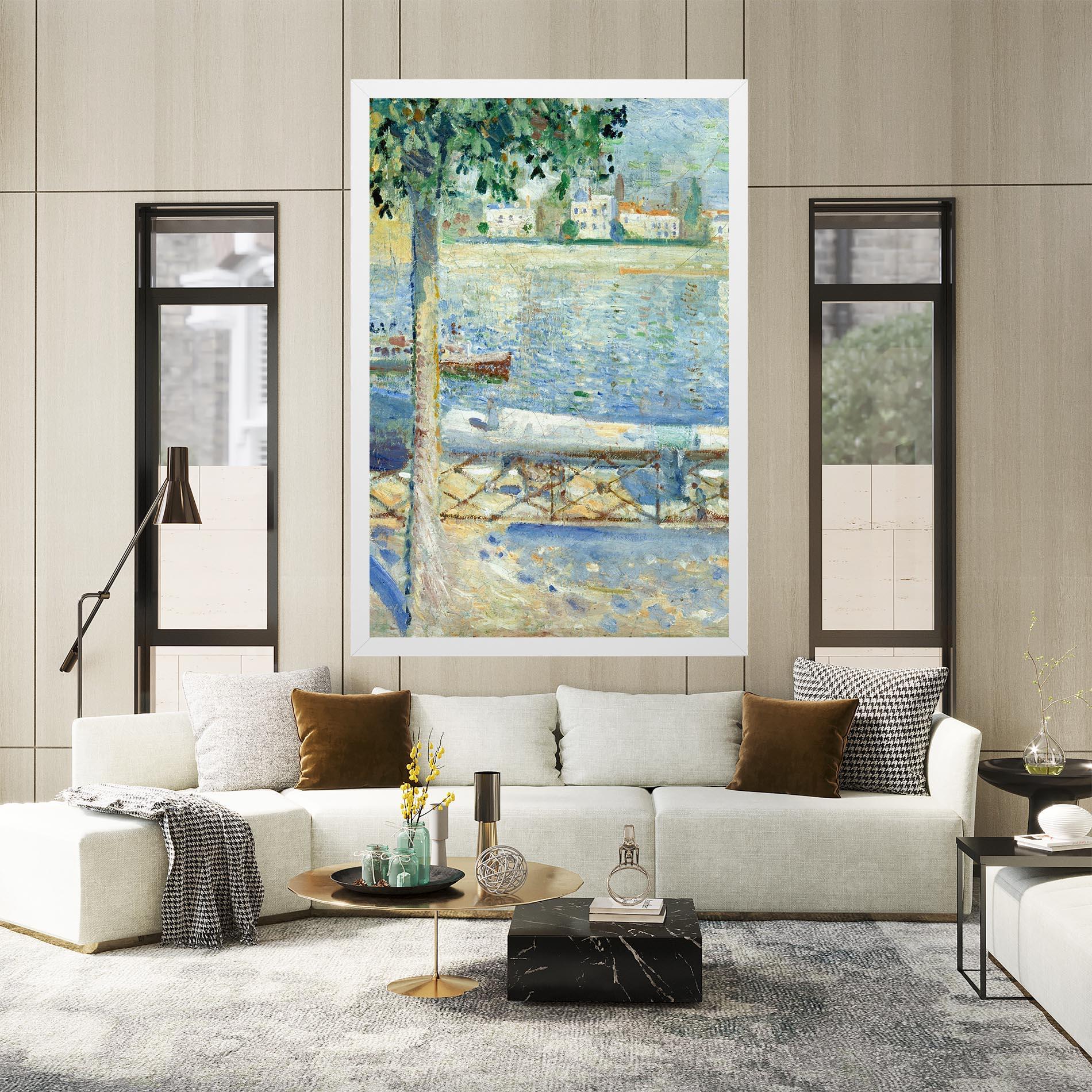 Leinwandbild Seine At Saint mockup 2