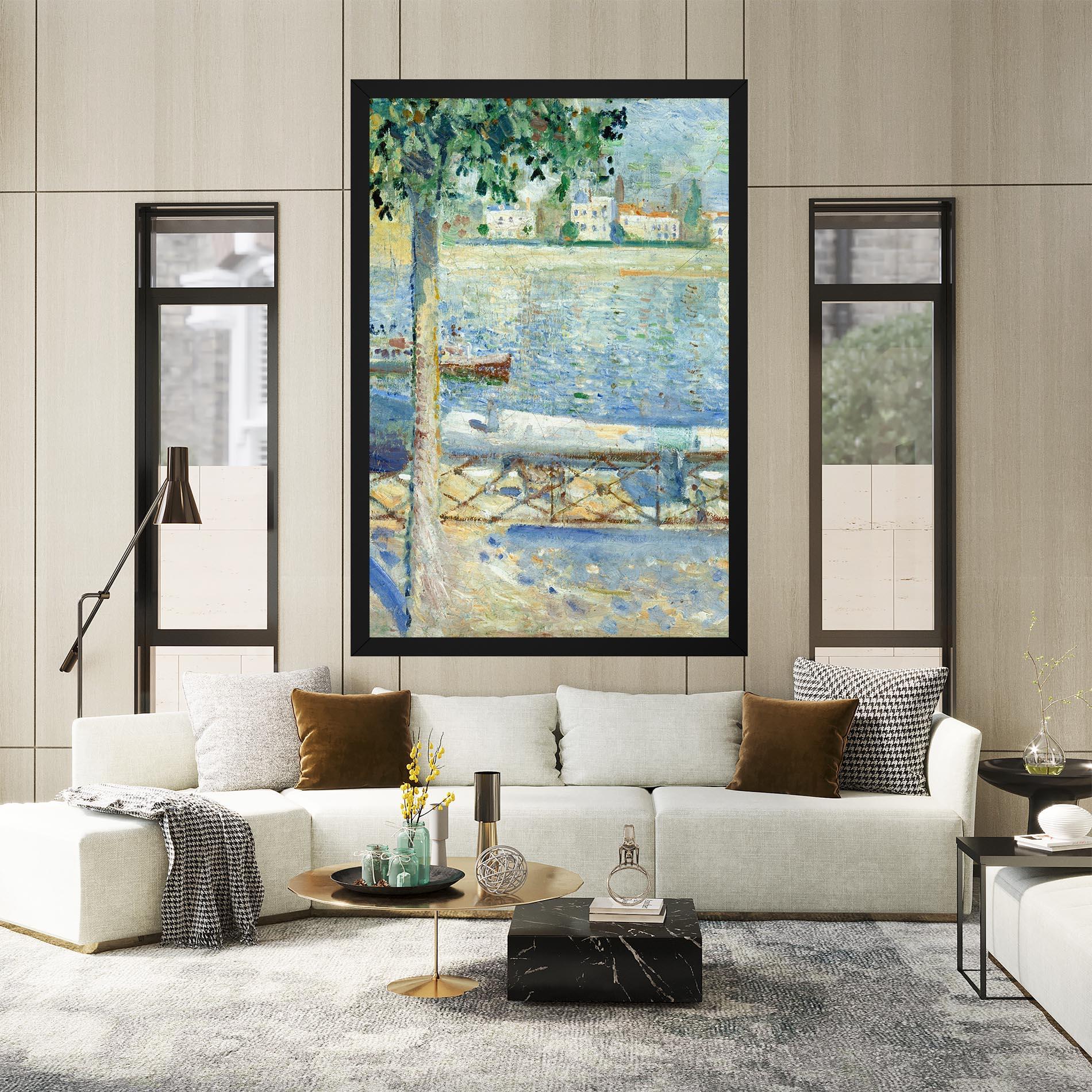 Leinwandbild Seine At Saint mockup 2