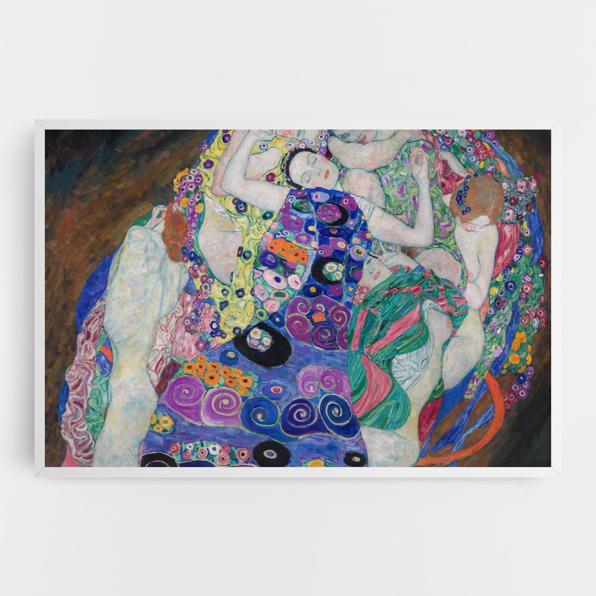 Leinwandbild Klimt Die Jungfrau mockup 0