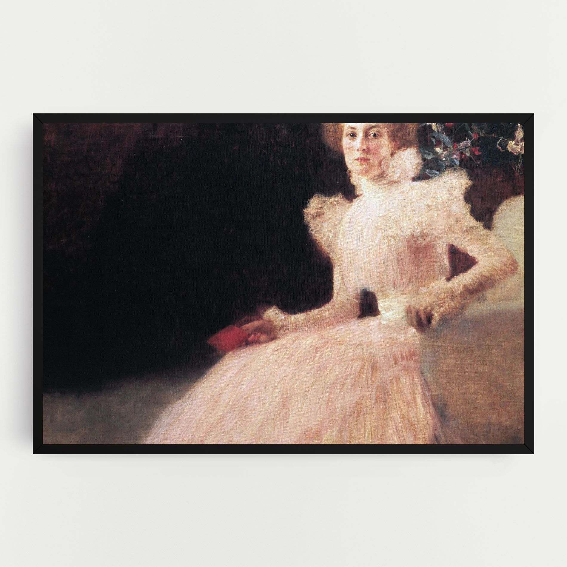 Gustav Klimt Pink Dress mockup 0