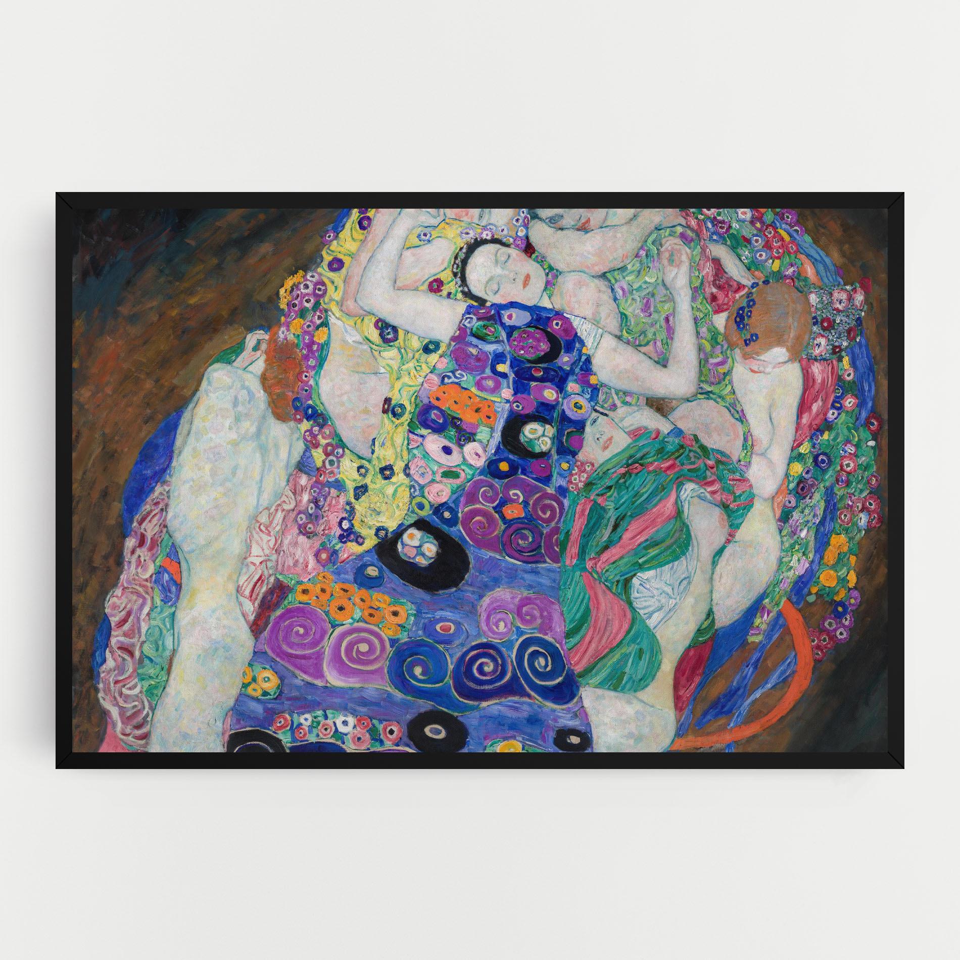 Leinwandbild Klimt Die Jungfrau mockup 0