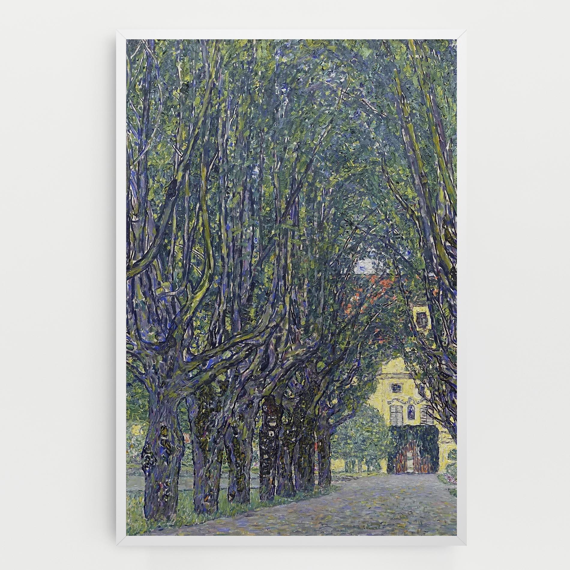 Leinwandbild Allee At Schloss Kammer mockup 0