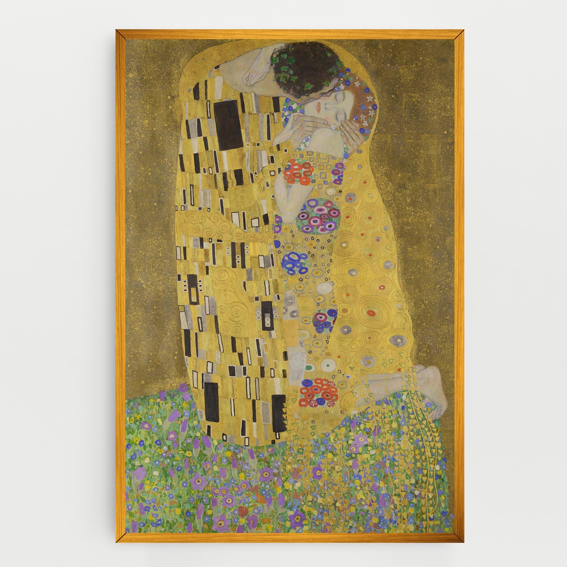 Leinwandbild The Kiss mockup 0