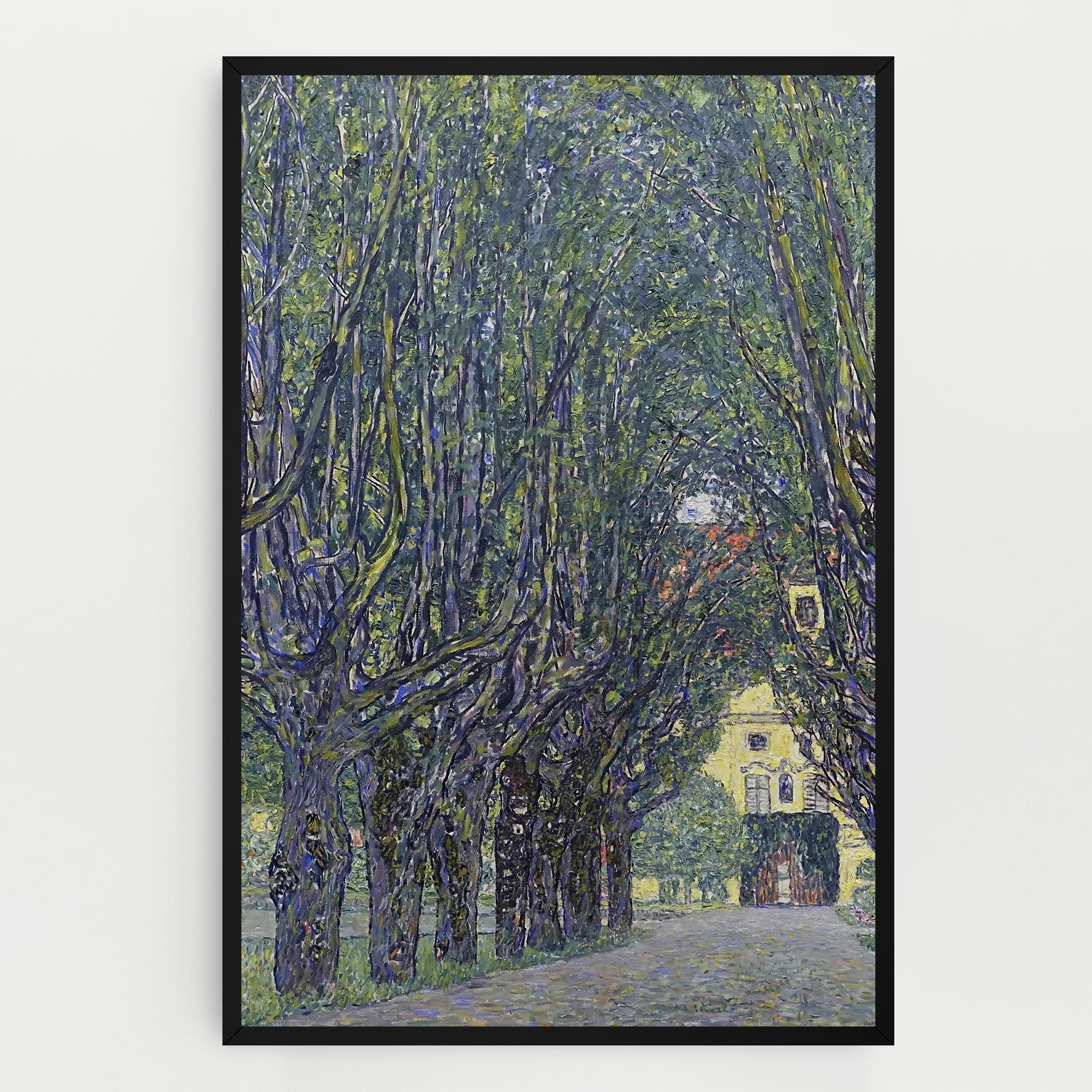 Leinwandbild Allee At Schloss Kammer mockup 0