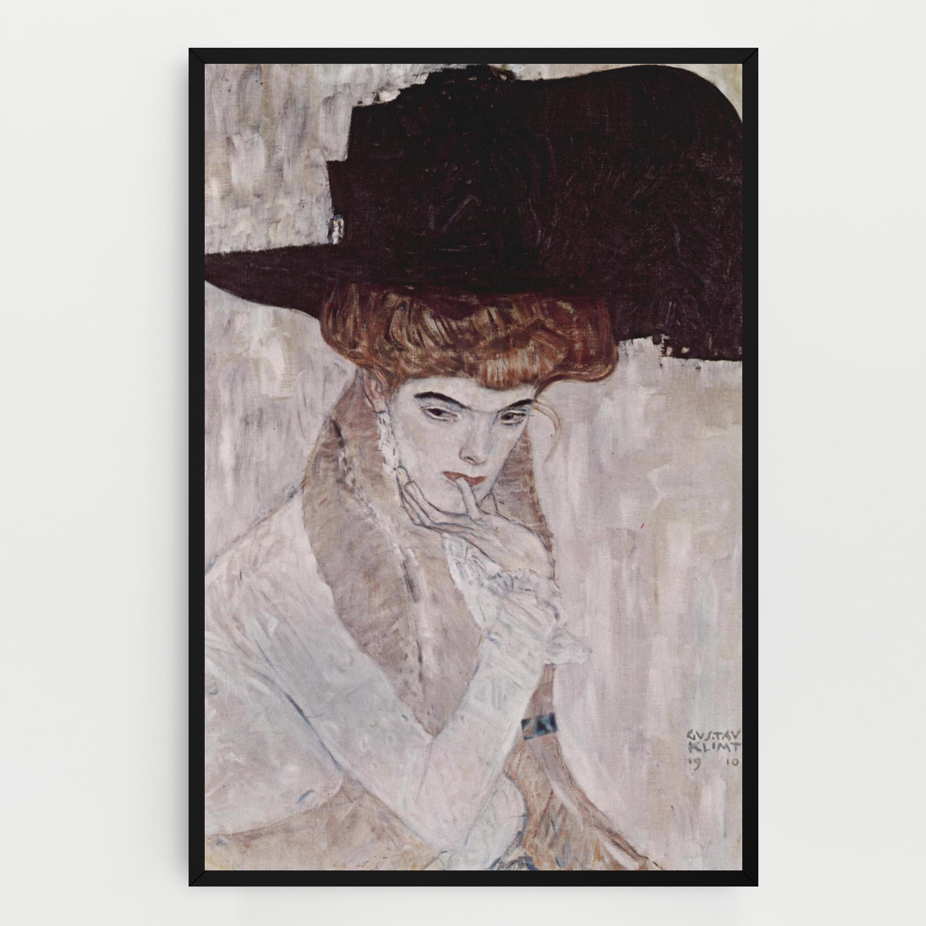 Leinwandbild Klimt Woman mockup 0