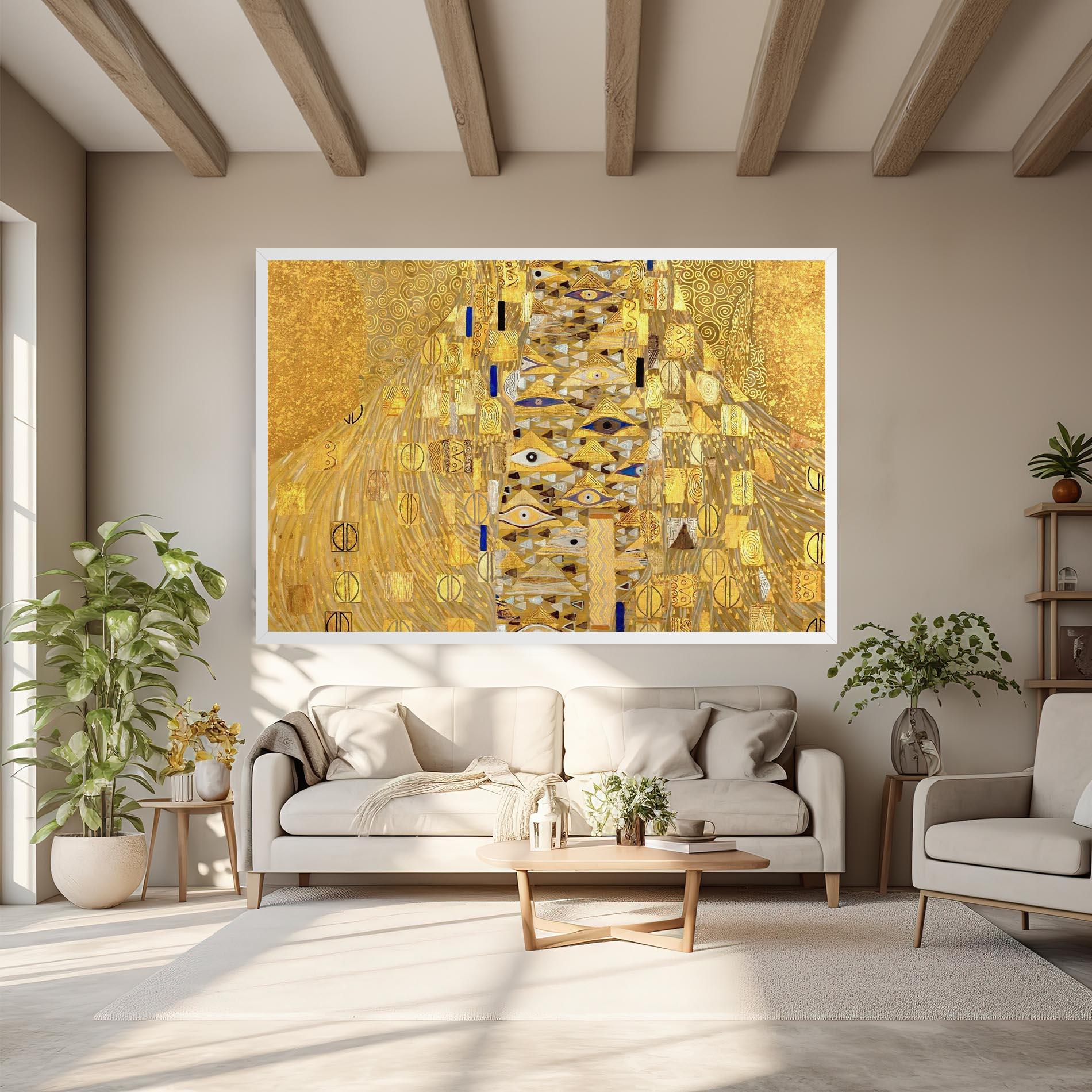 Leinwandbild Adele Bloch Bauer mockup 6