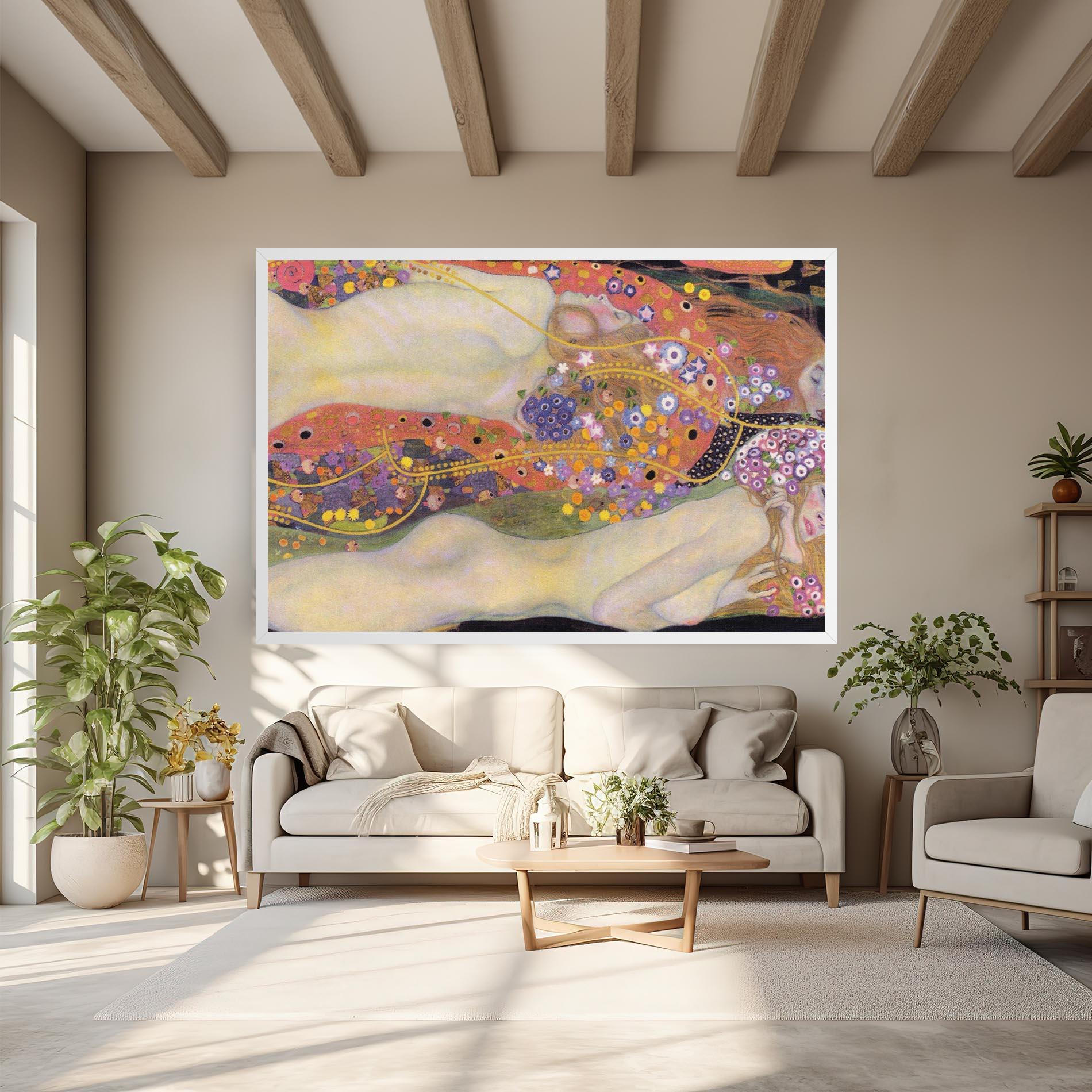 Leinwandbild Water Serpents II mockup 6