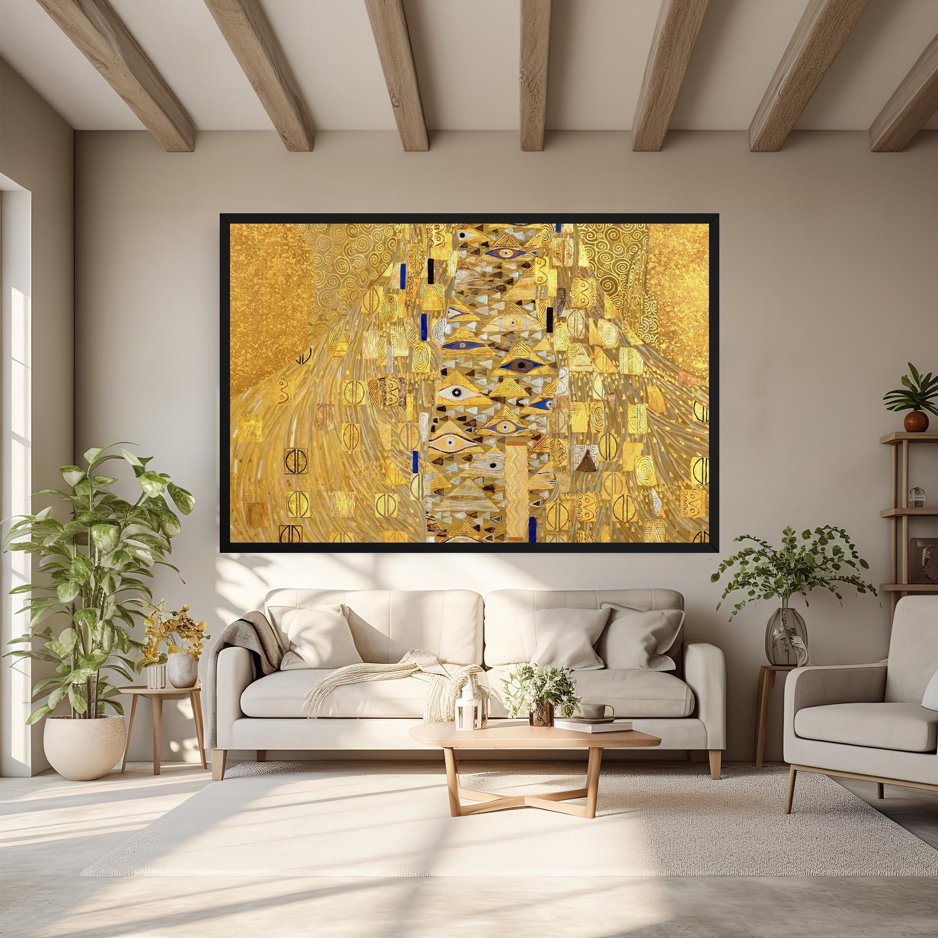 Leinwandbild Adele Bloch Bauer mockup 6