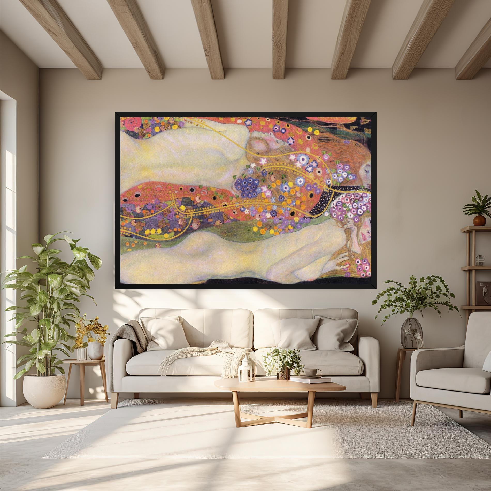 Leinwandbild Water Serpents II mockup 6