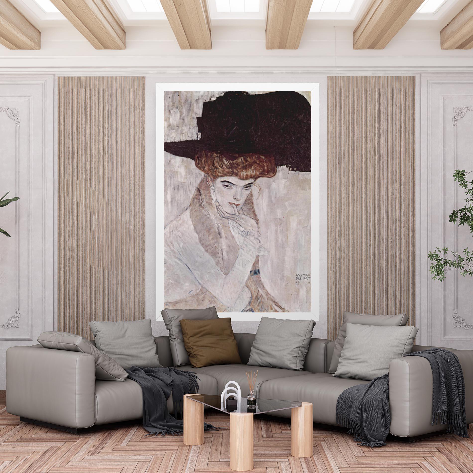 Leinwandbild Klimt Woman mockup 6