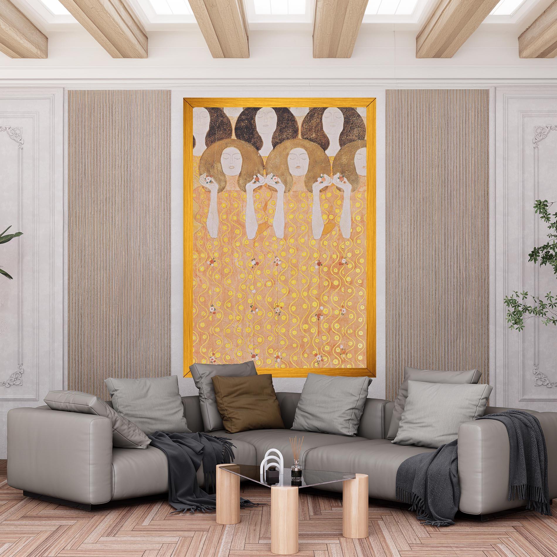 Leinwandbild Beethoven Frieze mockup 6
