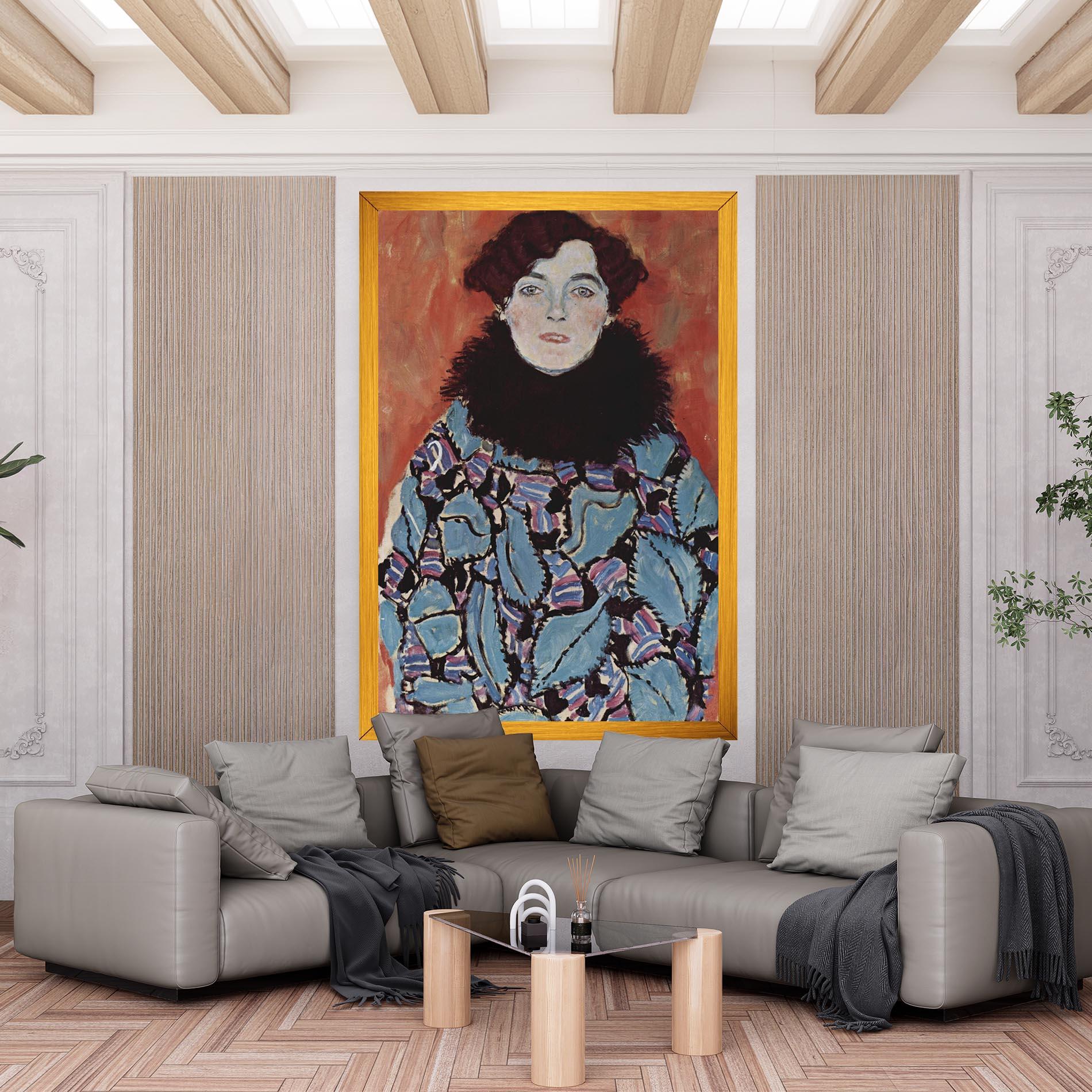 Leinwandbild Gustav Klimt Art mockup 6