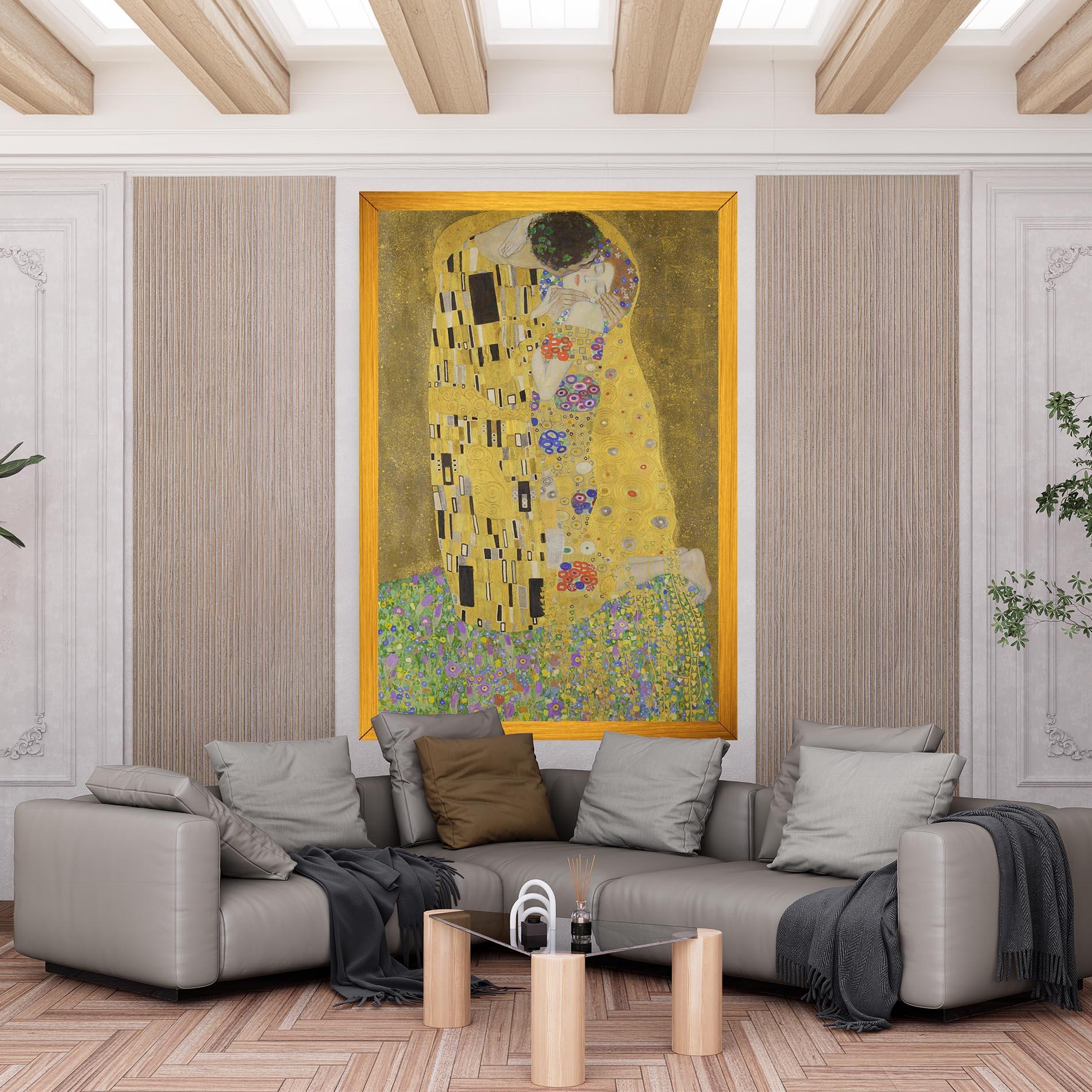 Leinwandbild The Kiss mockup 6