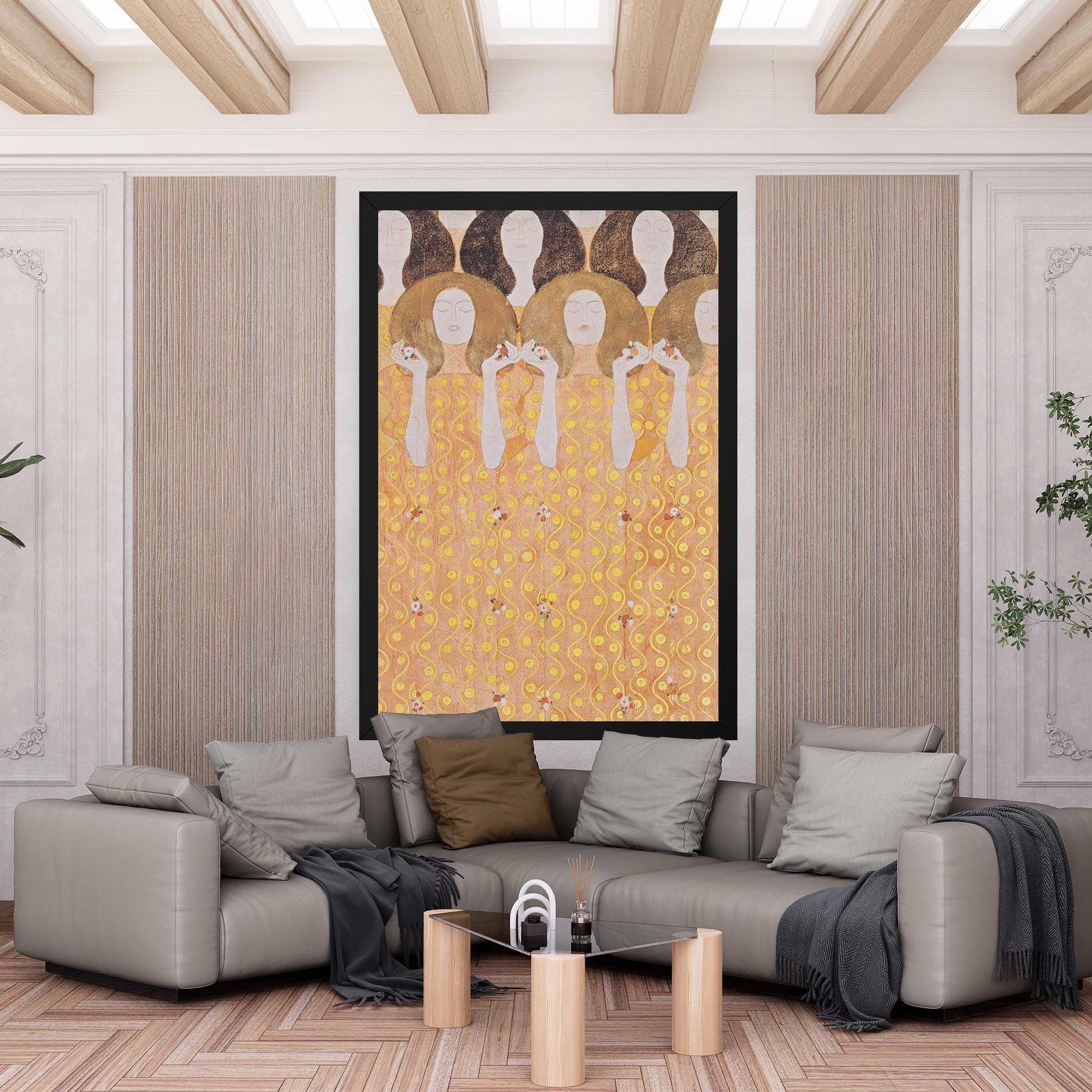 Leinwandbild Beethoven Frieze mockup 6