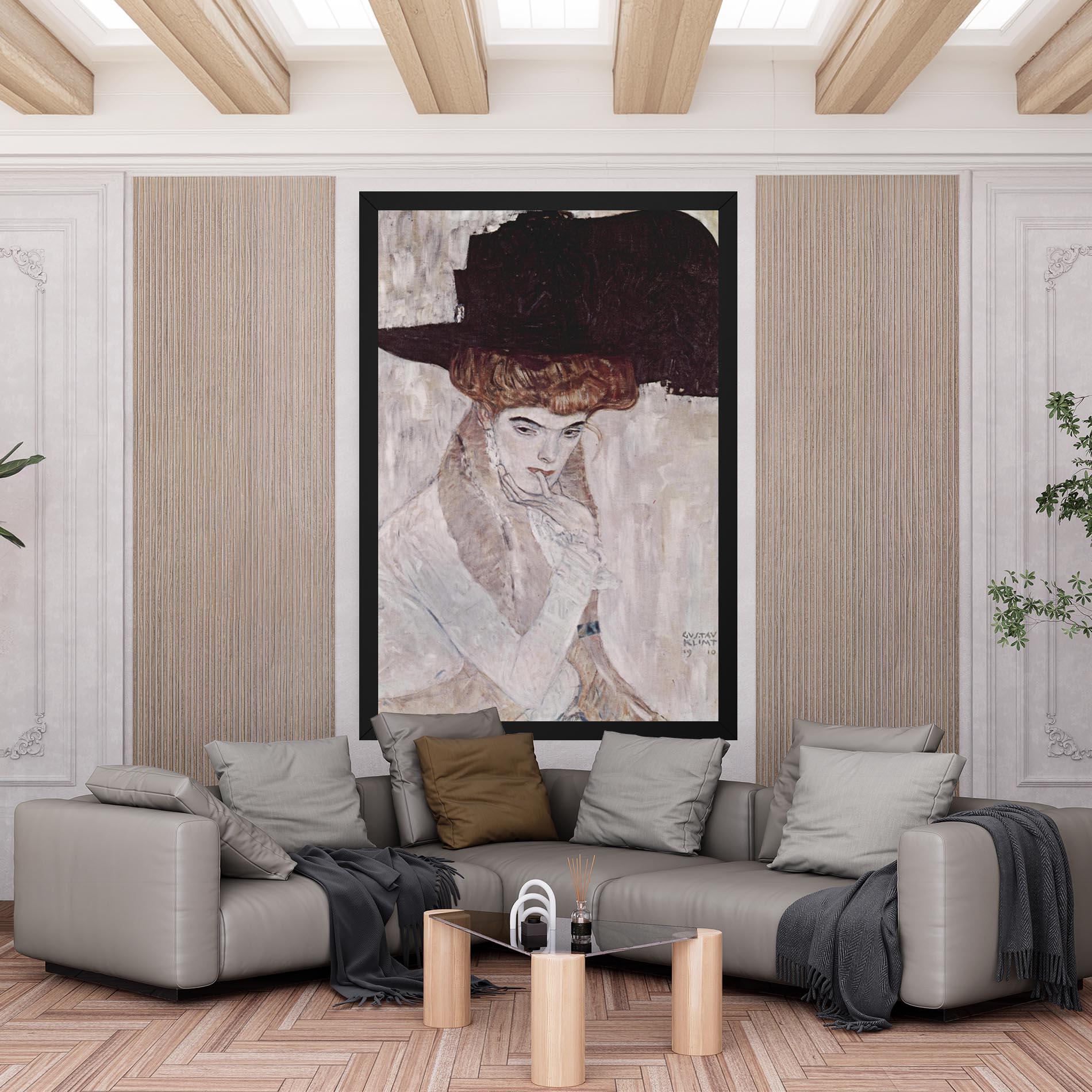 Leinwandbild Klimt Woman mockup 6