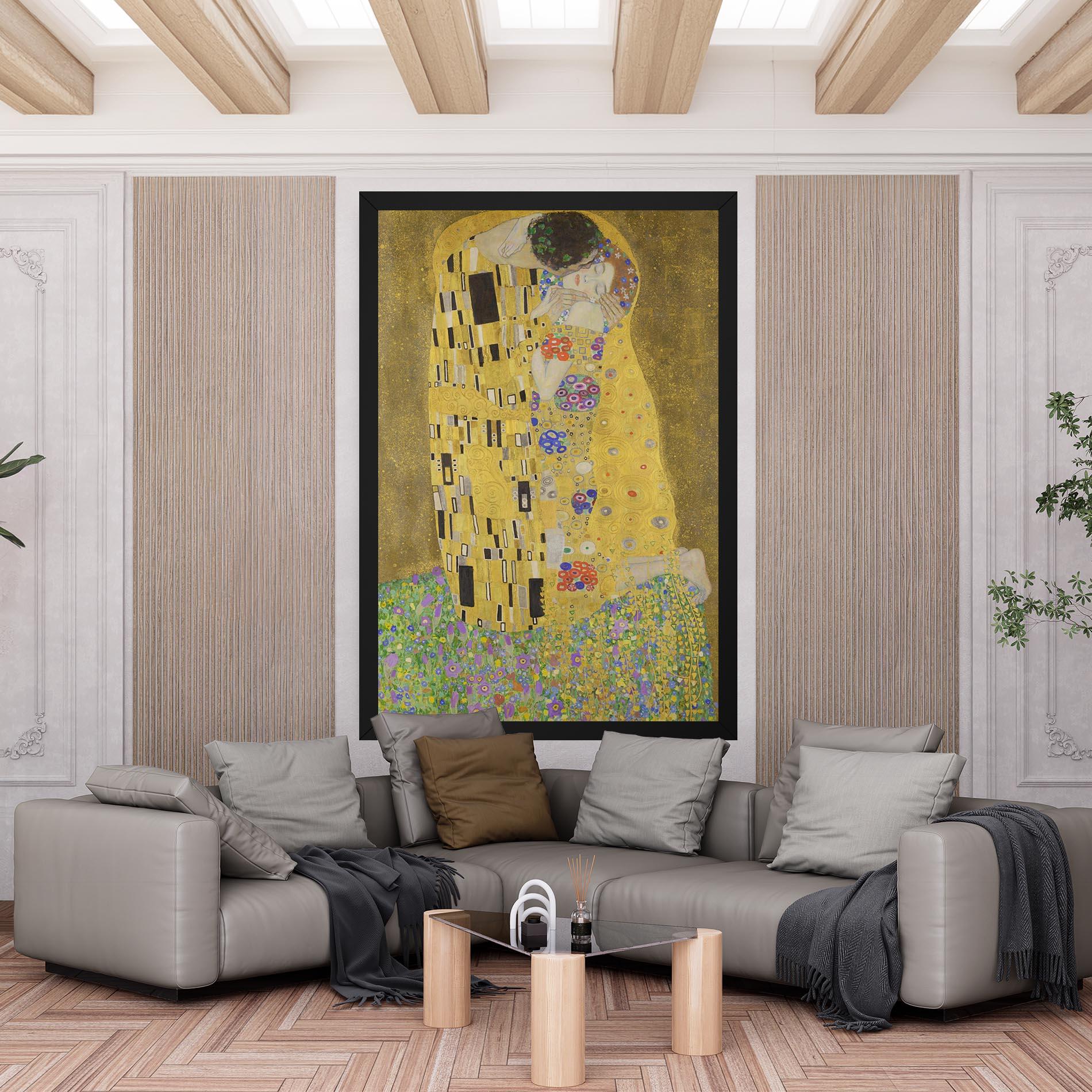 Leinwandbild The Kiss mockup 6