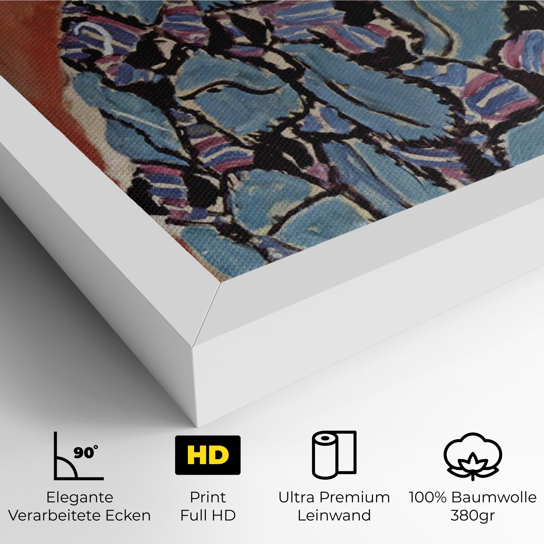 Leinwandbild Gustav Klimt Art mockup 4