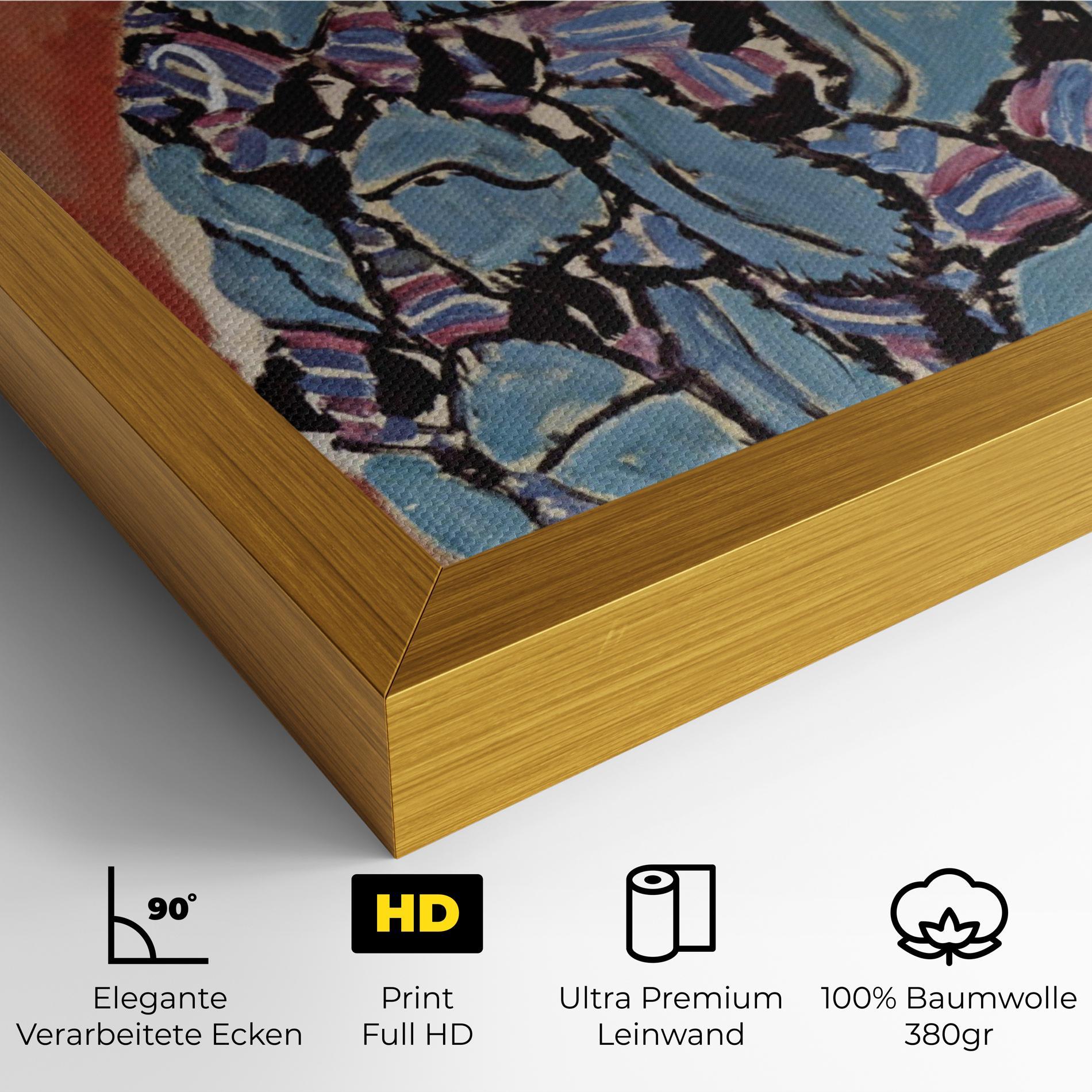 Leinwandbild Gustav Klimt Art mockup 4