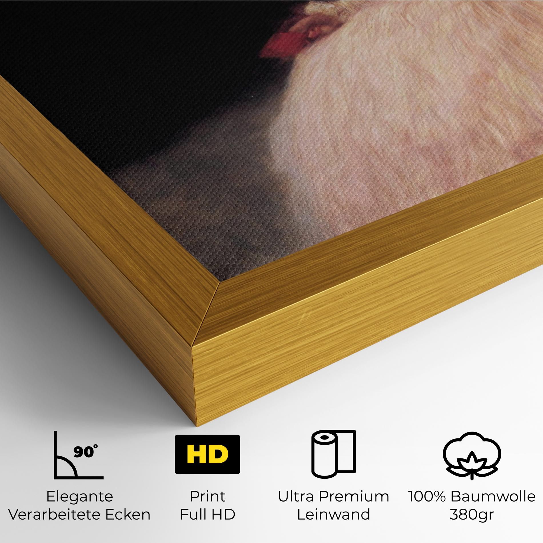 Gustav Klimt Pink Dress mockup 4