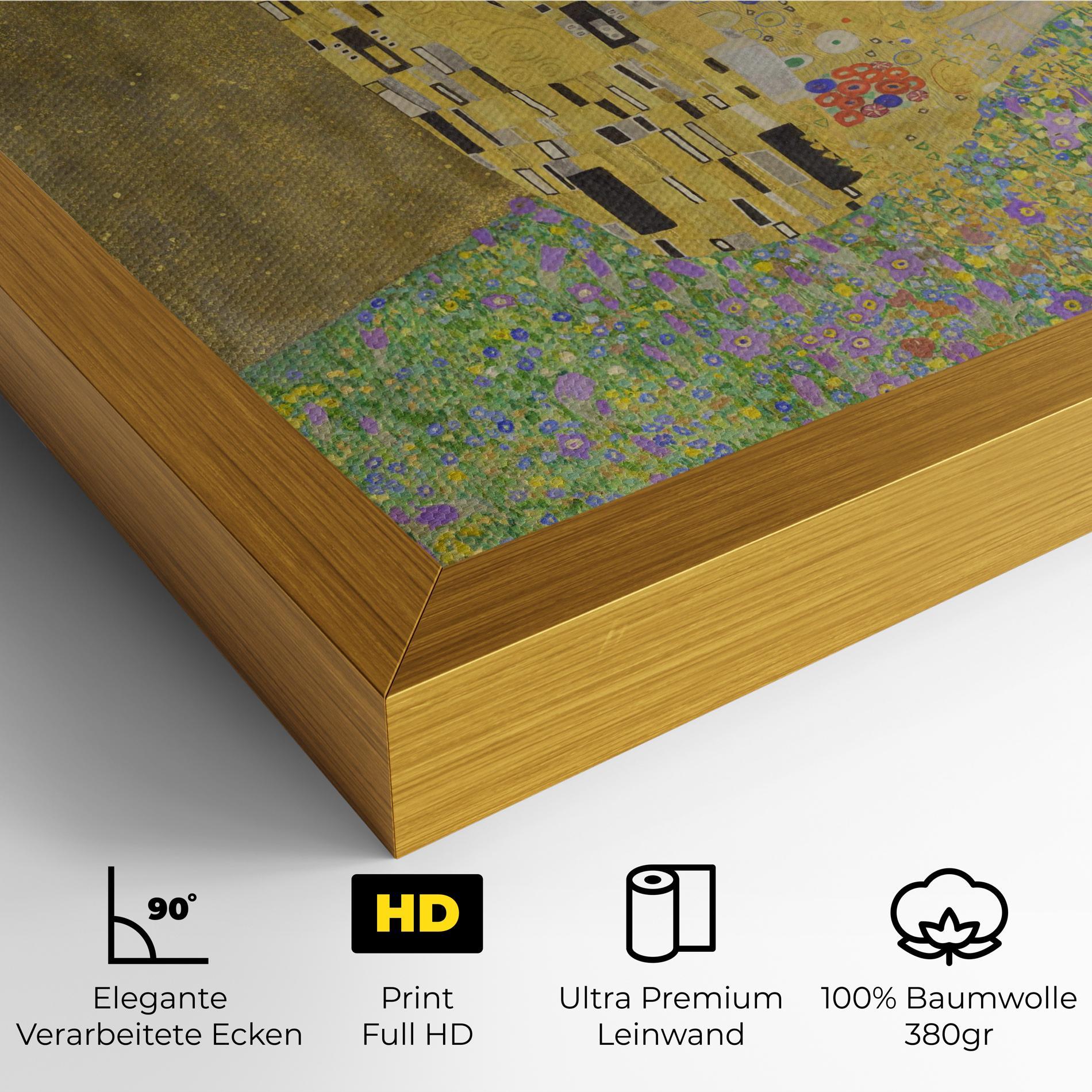 Leinwandbild The Kiss mockup 4