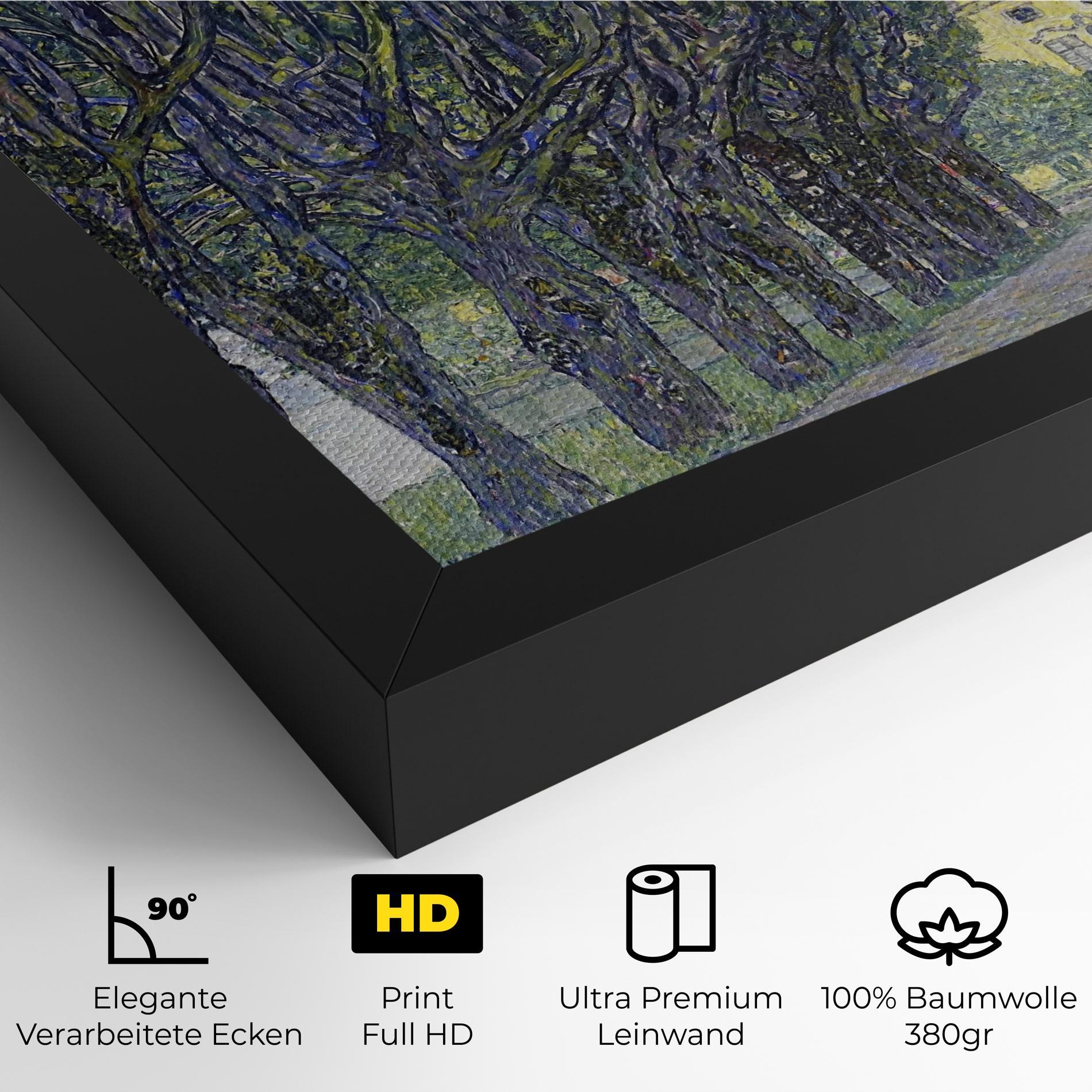 Leinwandbild Allee At Schloss Kammer mockup 4