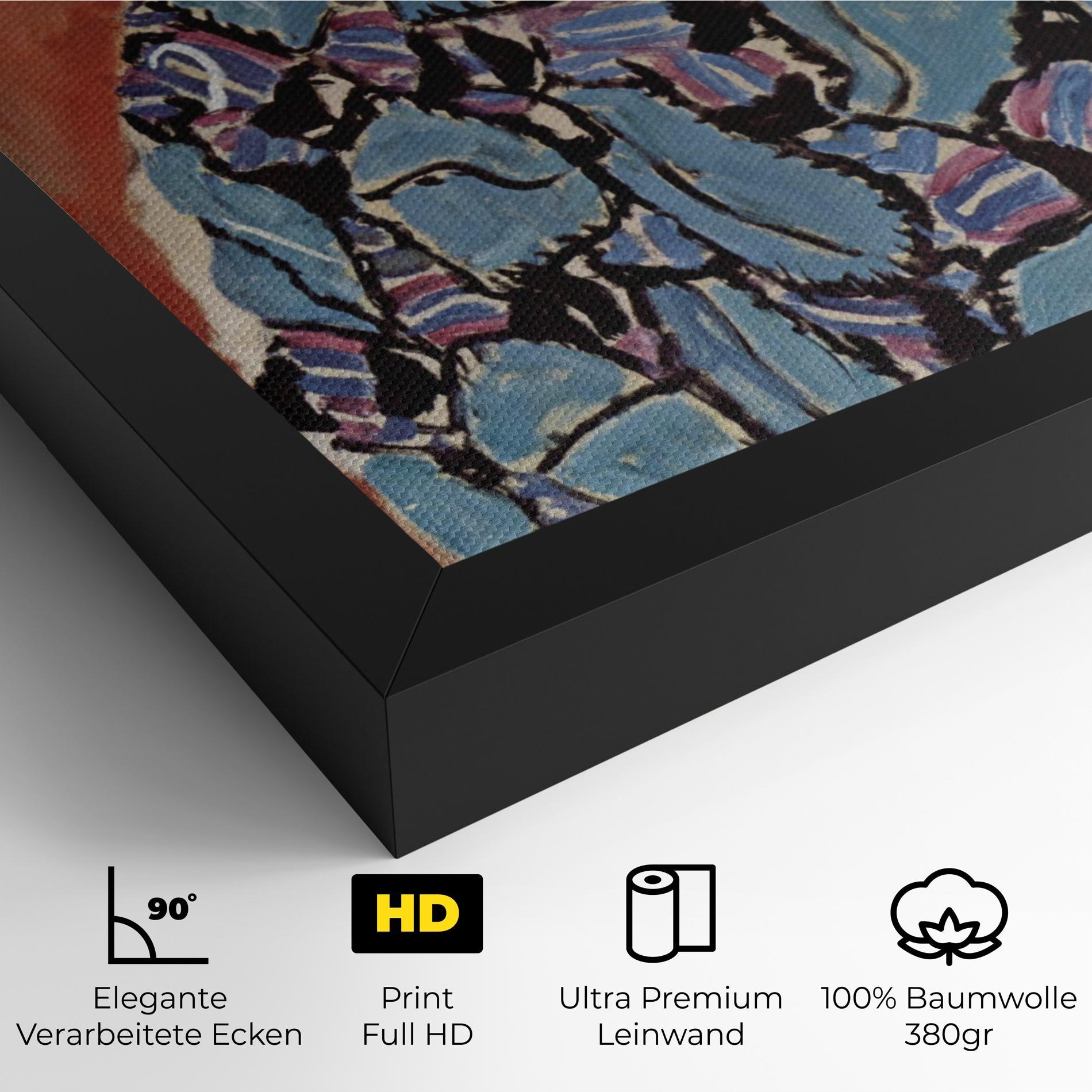 Leinwandbild Gustav Klimt Art mockup 4