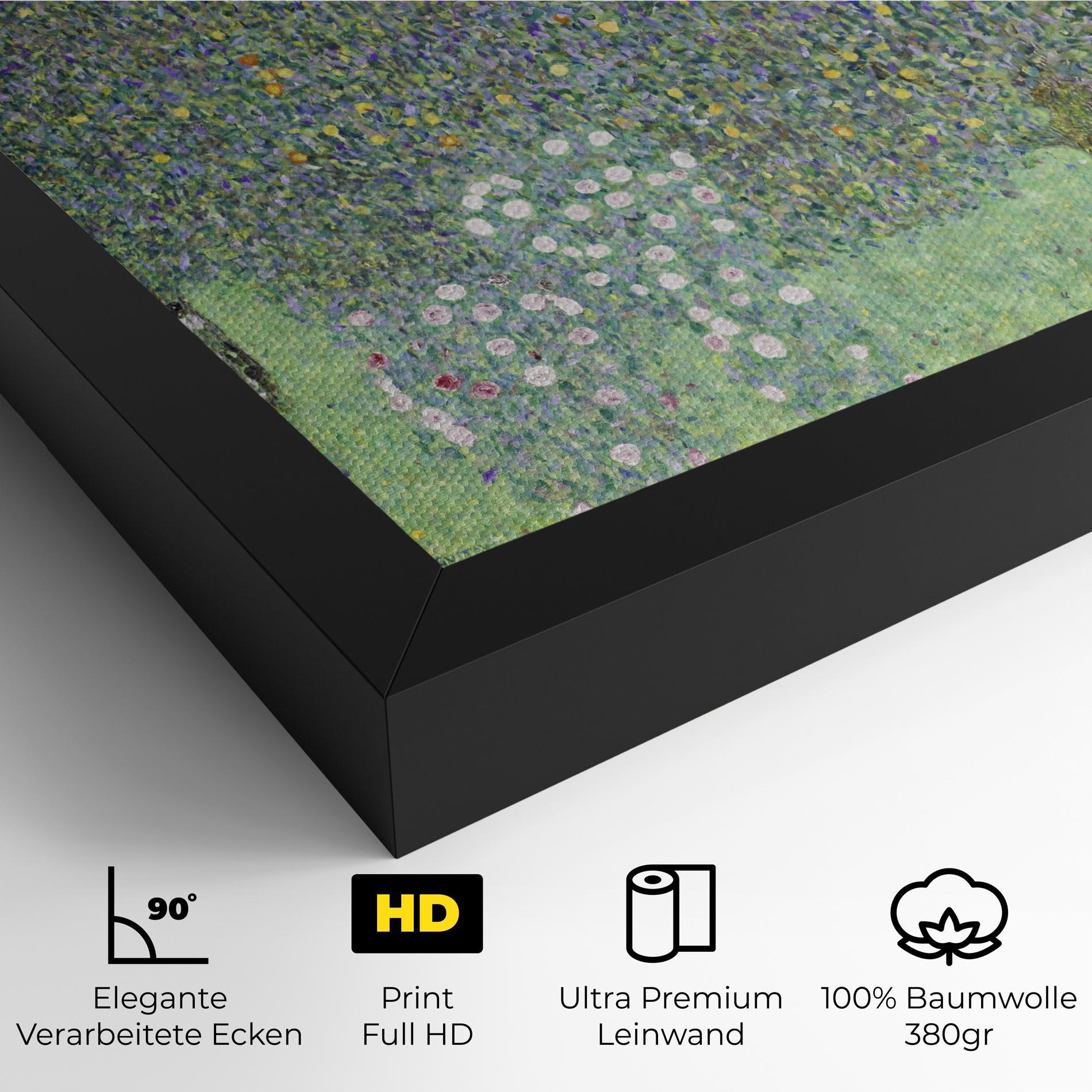 Leinwandbild Rosebushes mockup 4