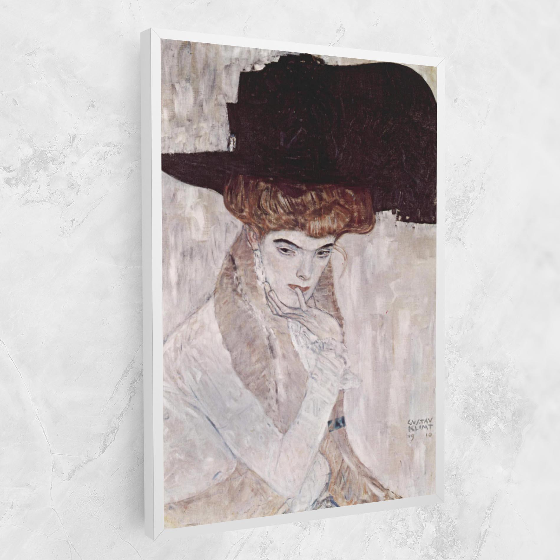 Leinwandbild Klimt Woman mockup 1