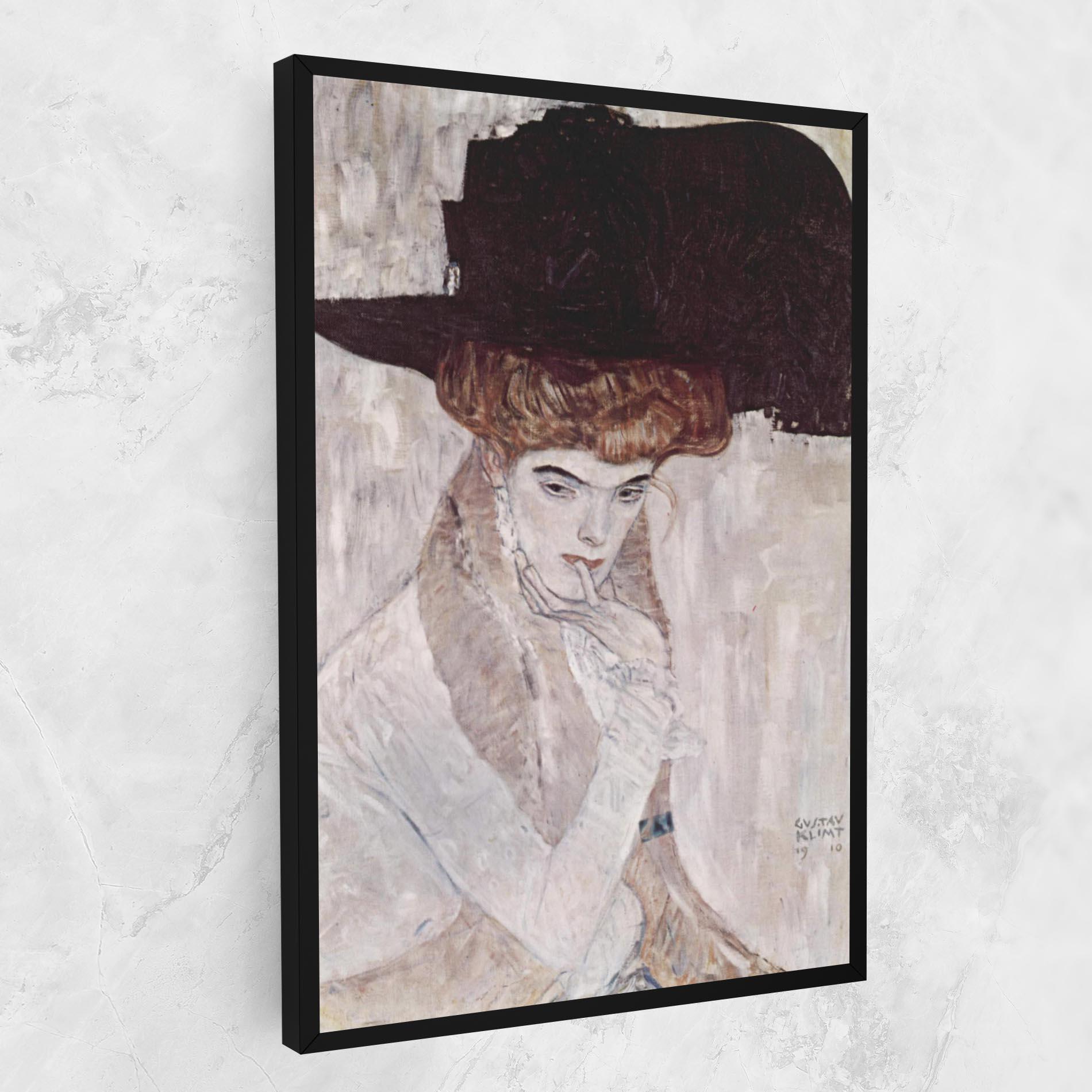 Leinwandbild Klimt Woman mockup 1
