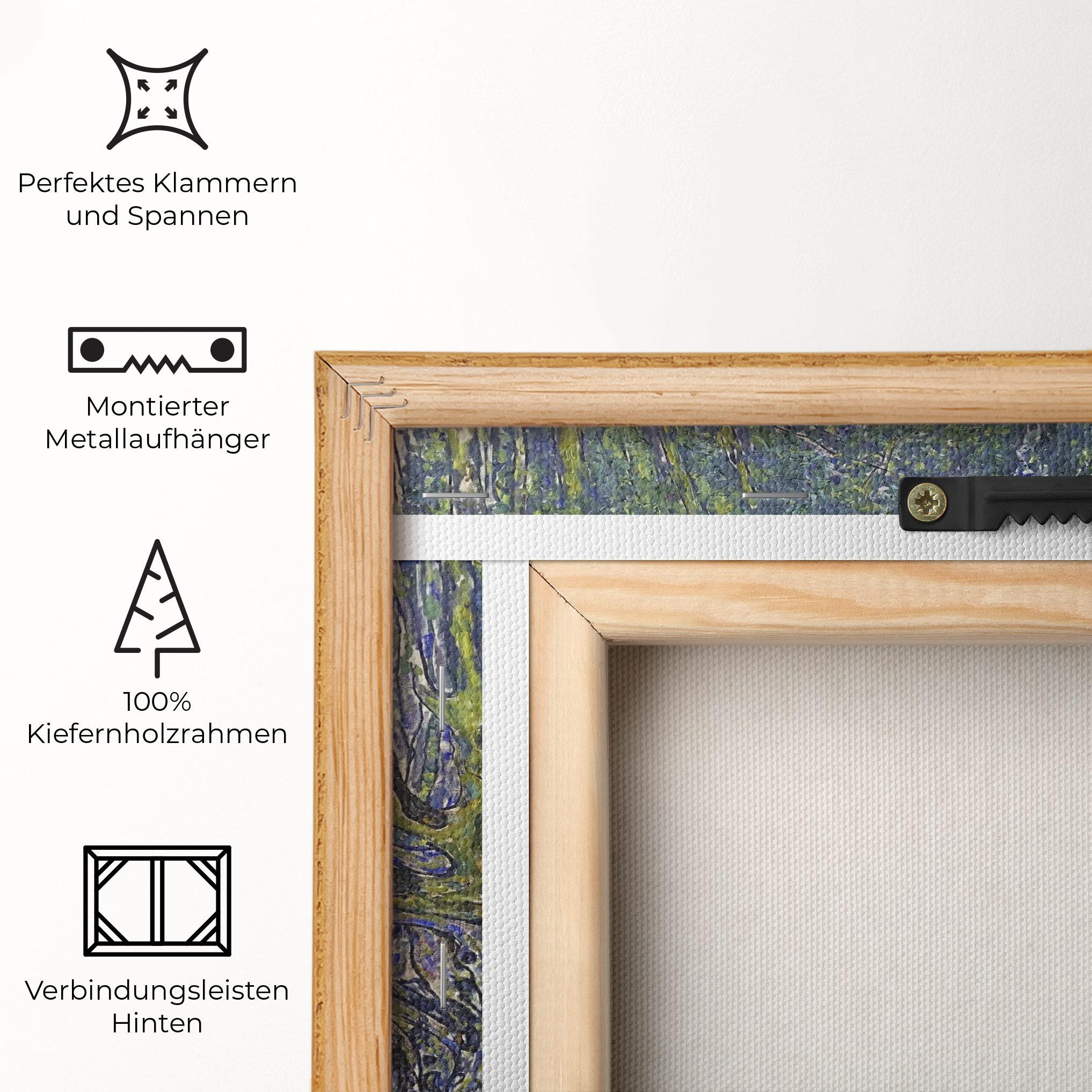 Leinwandbild Allee At Schloss Kammer mockup 5