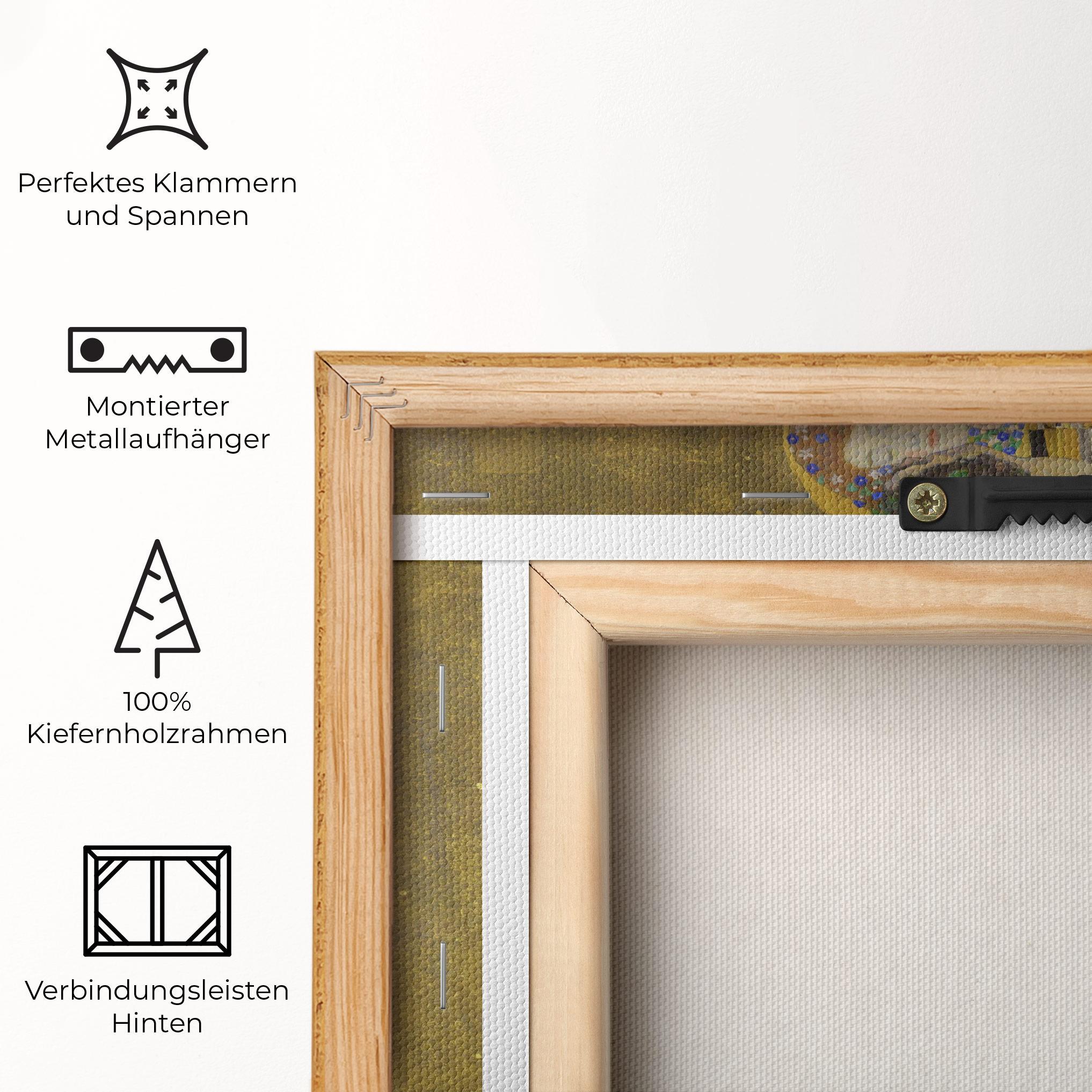 Leinwandbild The Kiss mockup 5