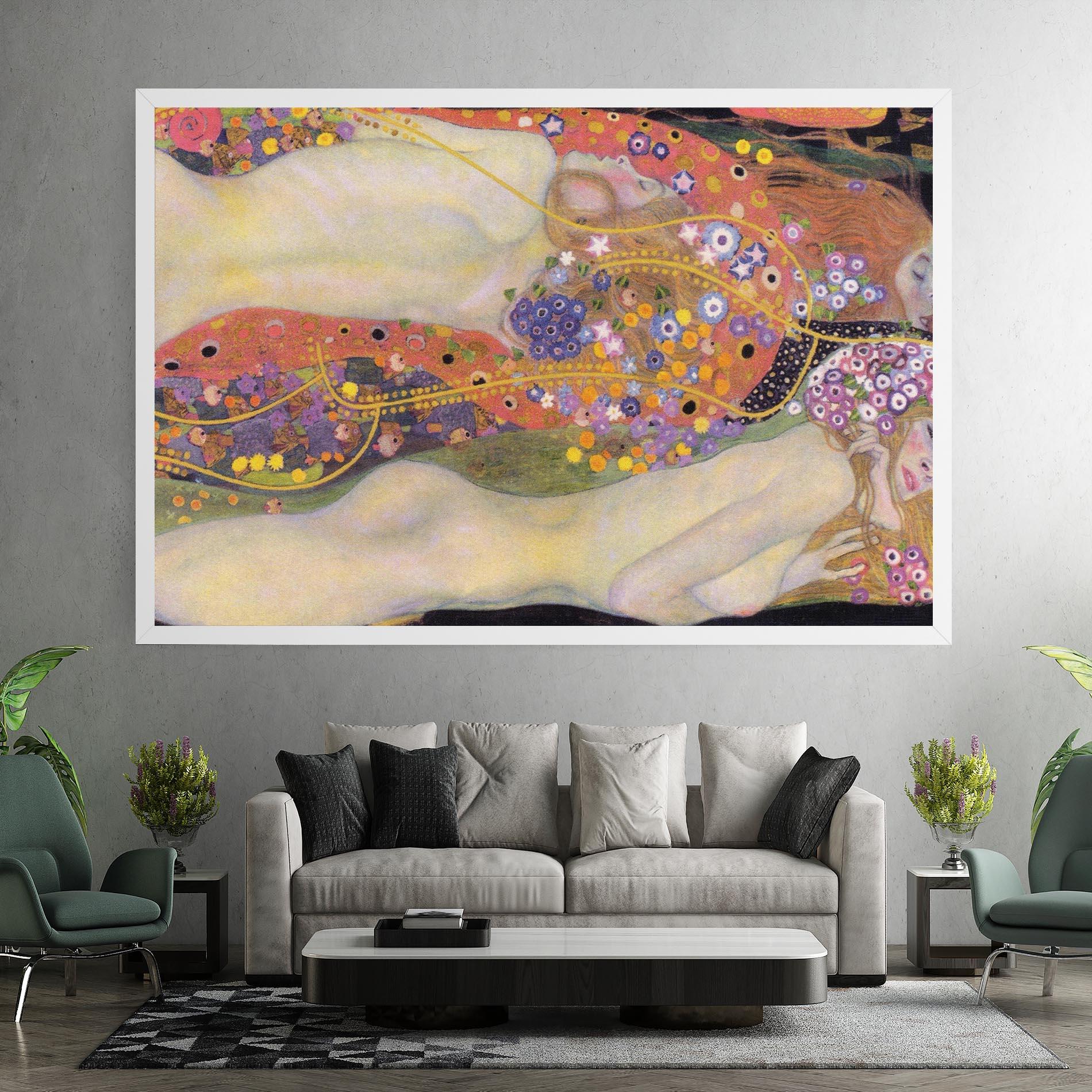 Leinwandbild Water Serpents II mockup 7