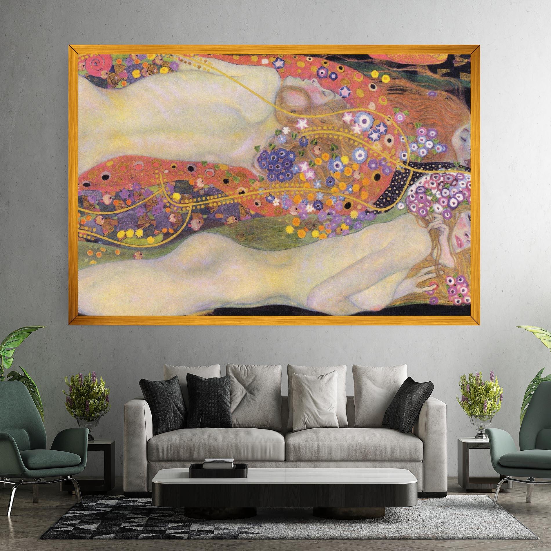 Leinwandbild Water Serpents II mockup 7