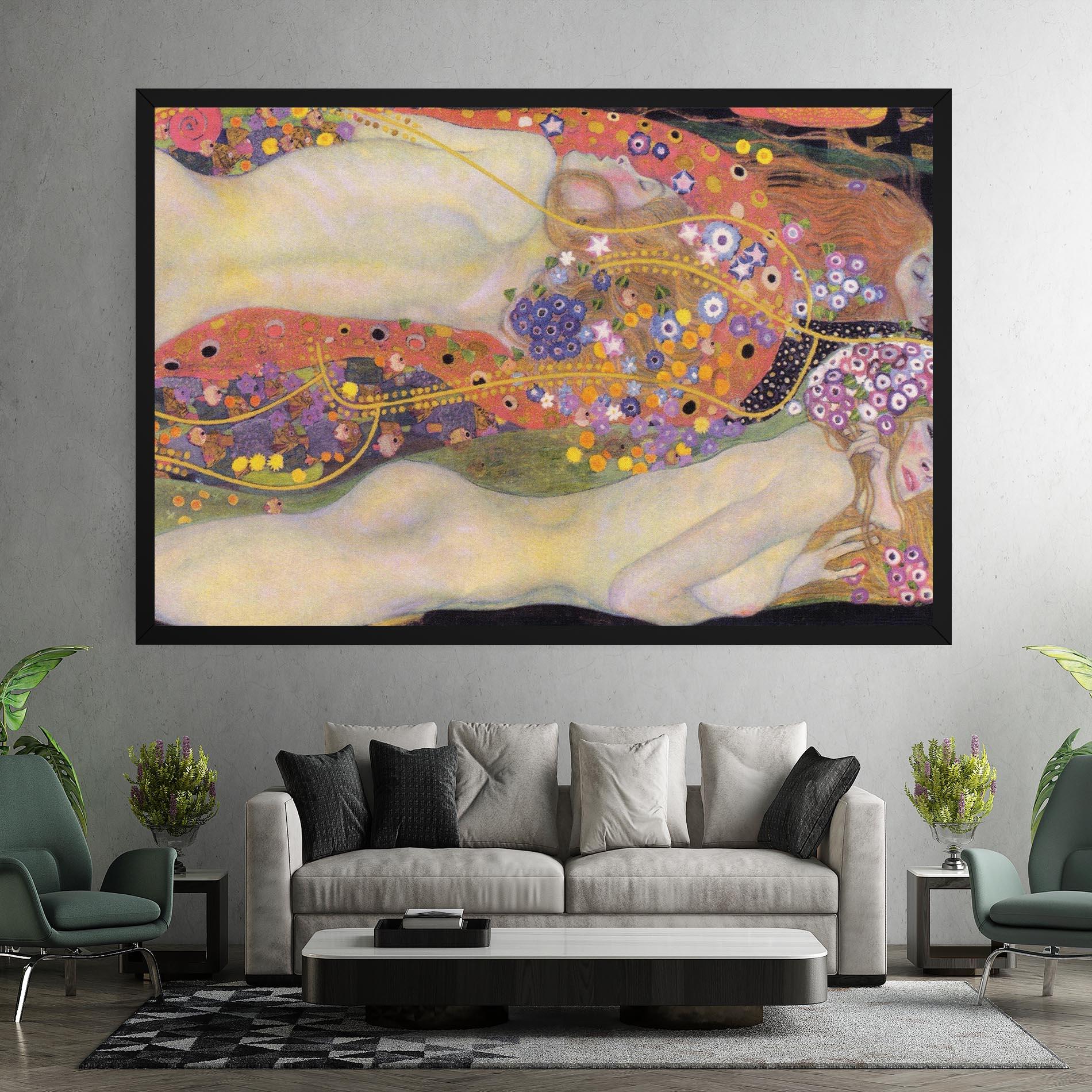 Leinwandbild Water Serpents II mockup 7