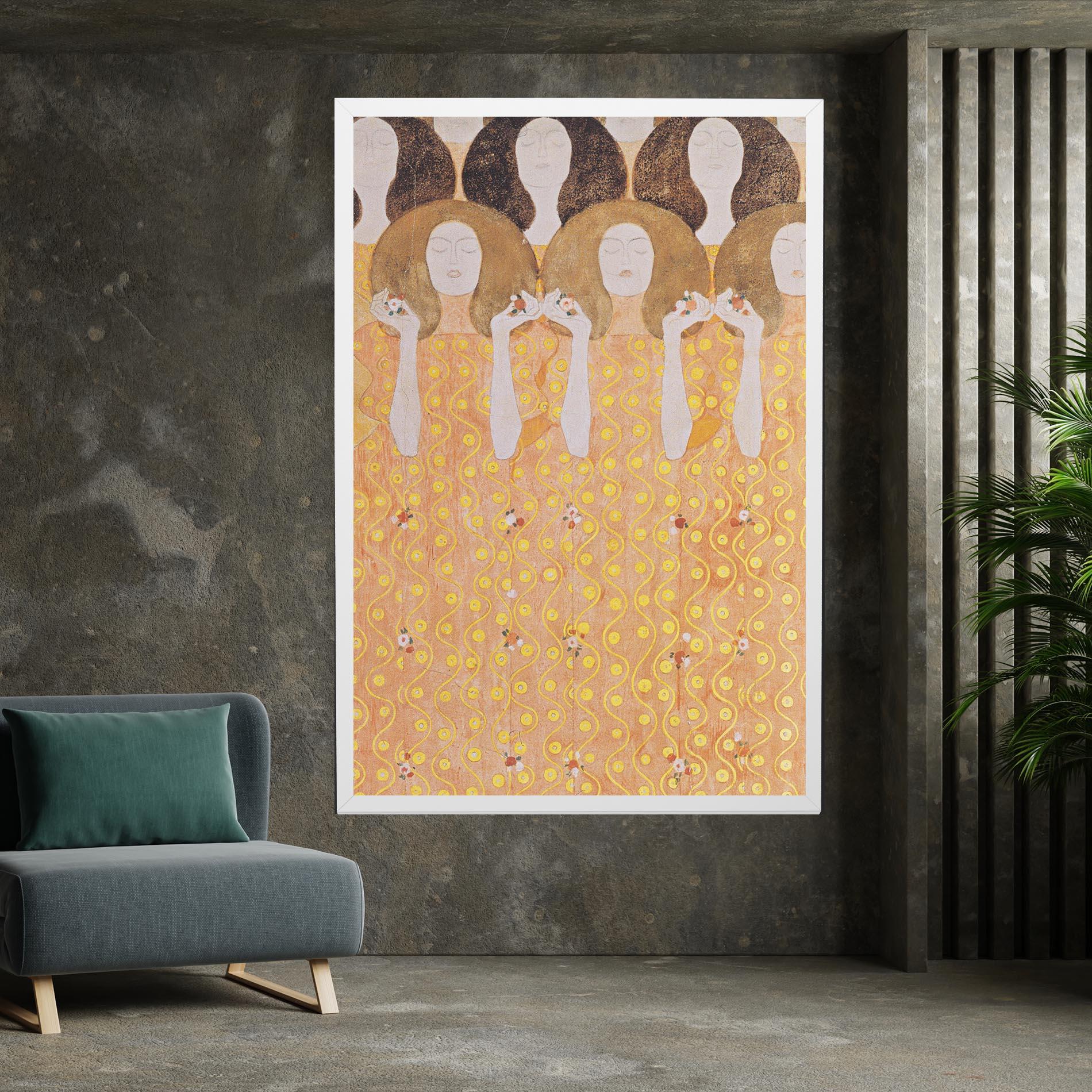 Leinwandbild Beethoven Frieze mockup 7