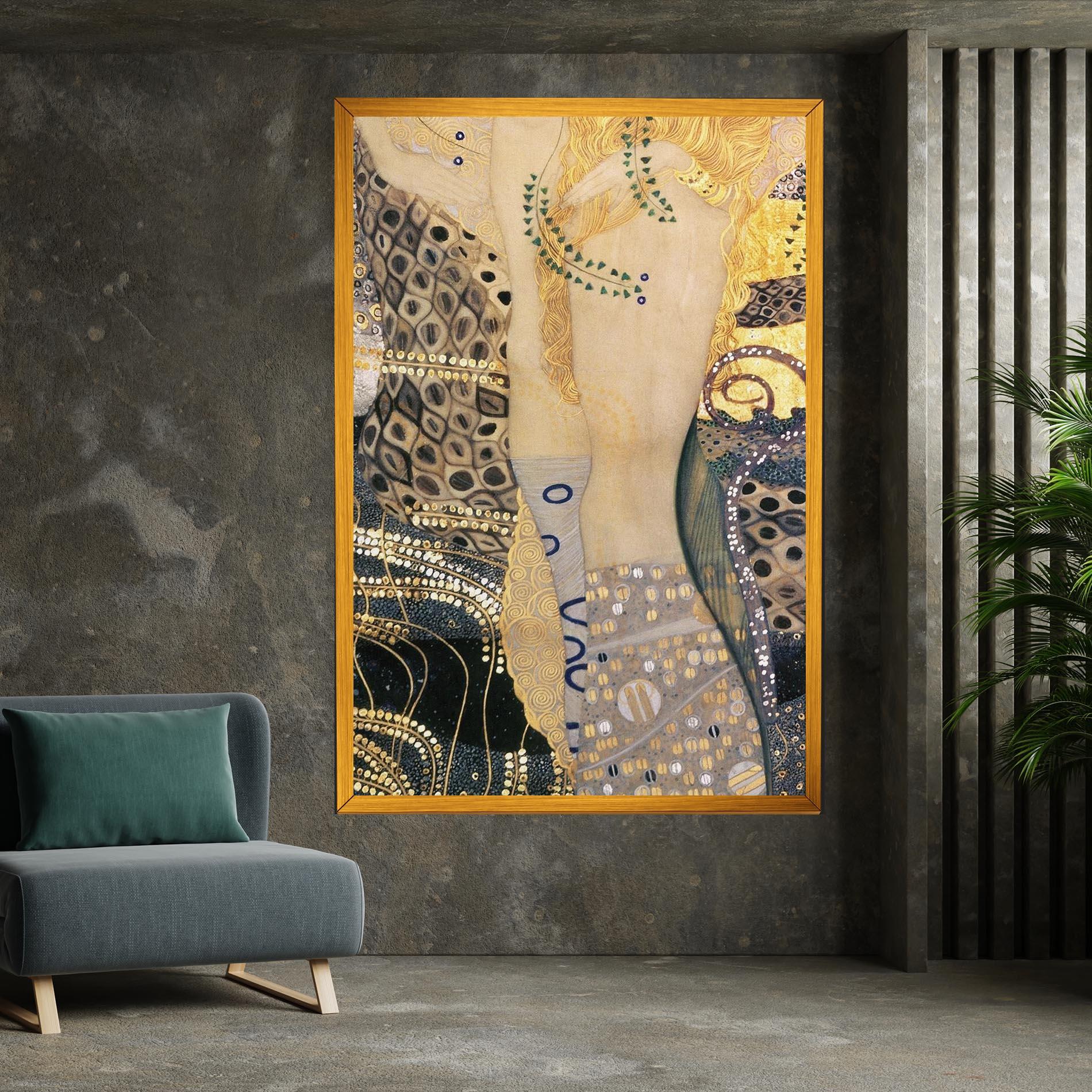 Leinwandbild Gustav Klimt Paint mockup 7
